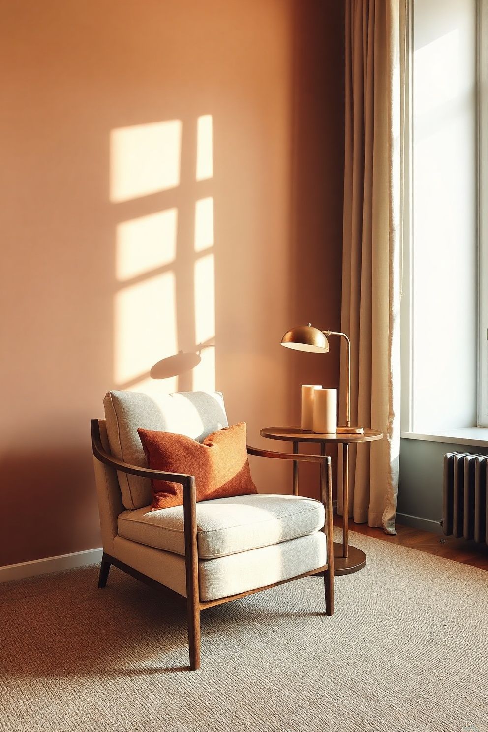 Japandi Living Room Color Scheme 4: Clay Blush and Warm Stone – japandi — living room japandi — living room decor · 10 Japandi Living Room Color Schemes That Designers Actually Use