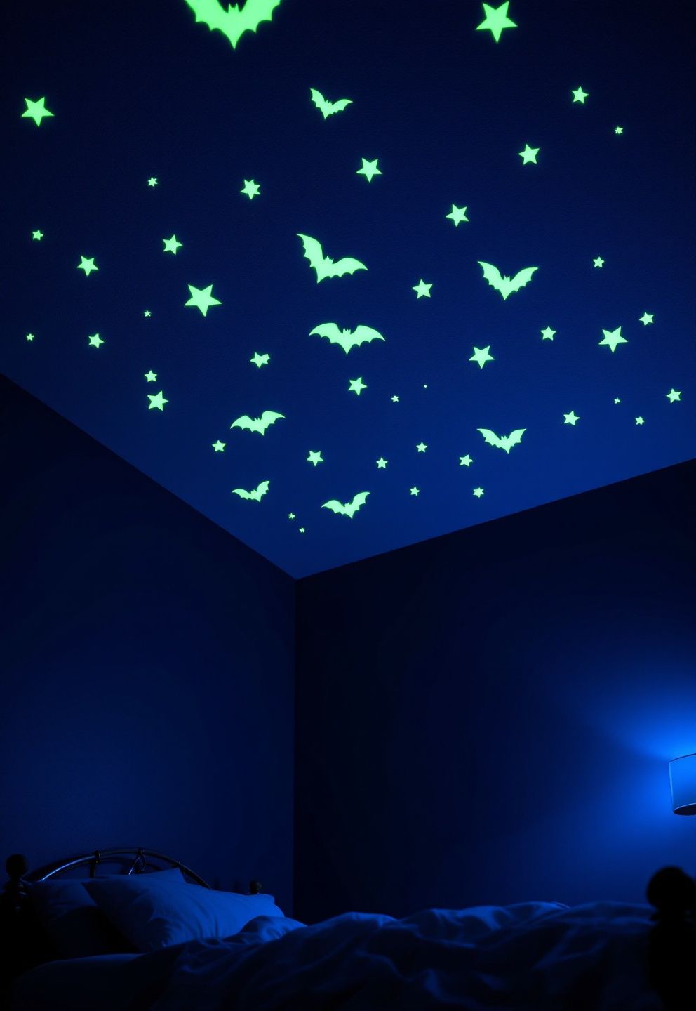 Glow-in-the-Dark Wall Stars and Bats – seasonal — spring + other seasonal — spring + other decor · Halloween Decor Ideas: 20 Spooky Stylish Designs That Elevate Every Room