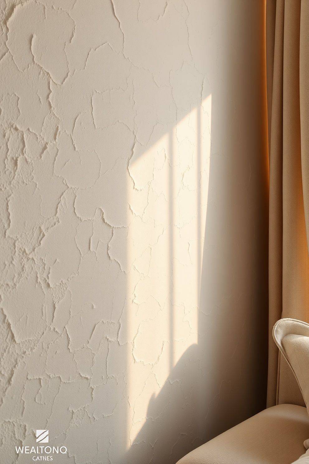 Limewash Plaster Applied in Broad Irregular Strokes – coastal — bedroom coastal — bedroom decor · Cozy Coastal Bedroom: 16 Texture-Rich Ideas That Feel Like a Permanent Beach Holiday