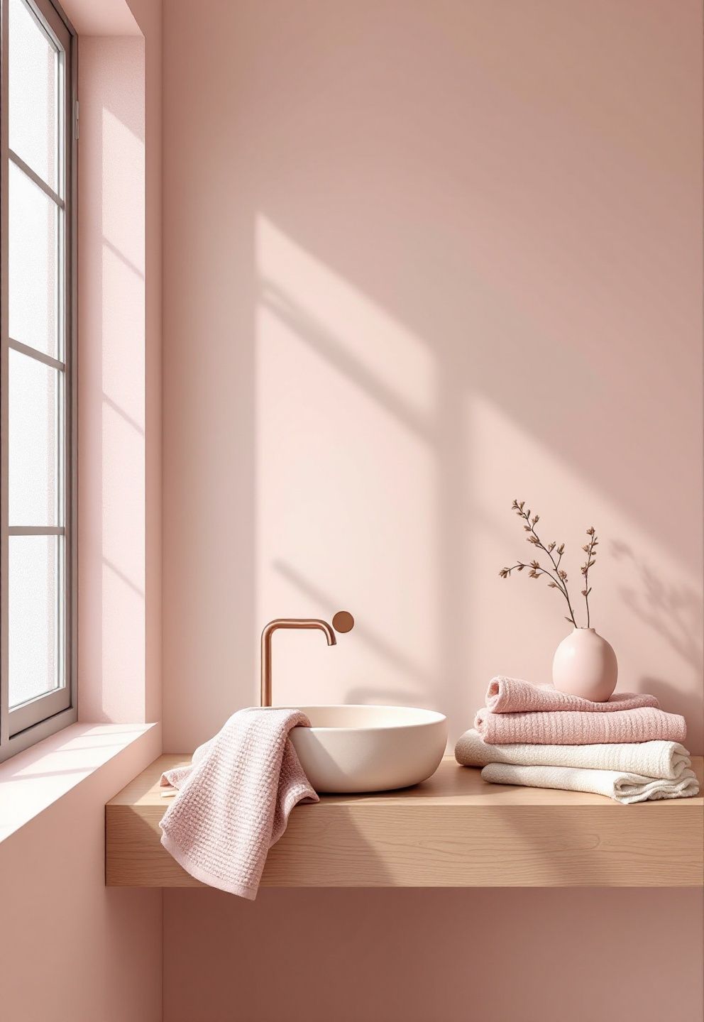 Blush, Cream & Sakura Pink: Adding Colour Without Breaking the Palette – japandi — bathroom japandi — bathroom decor · The Ultimate Japandi Bathroom Guide: Spa Ideas Decor and Styling