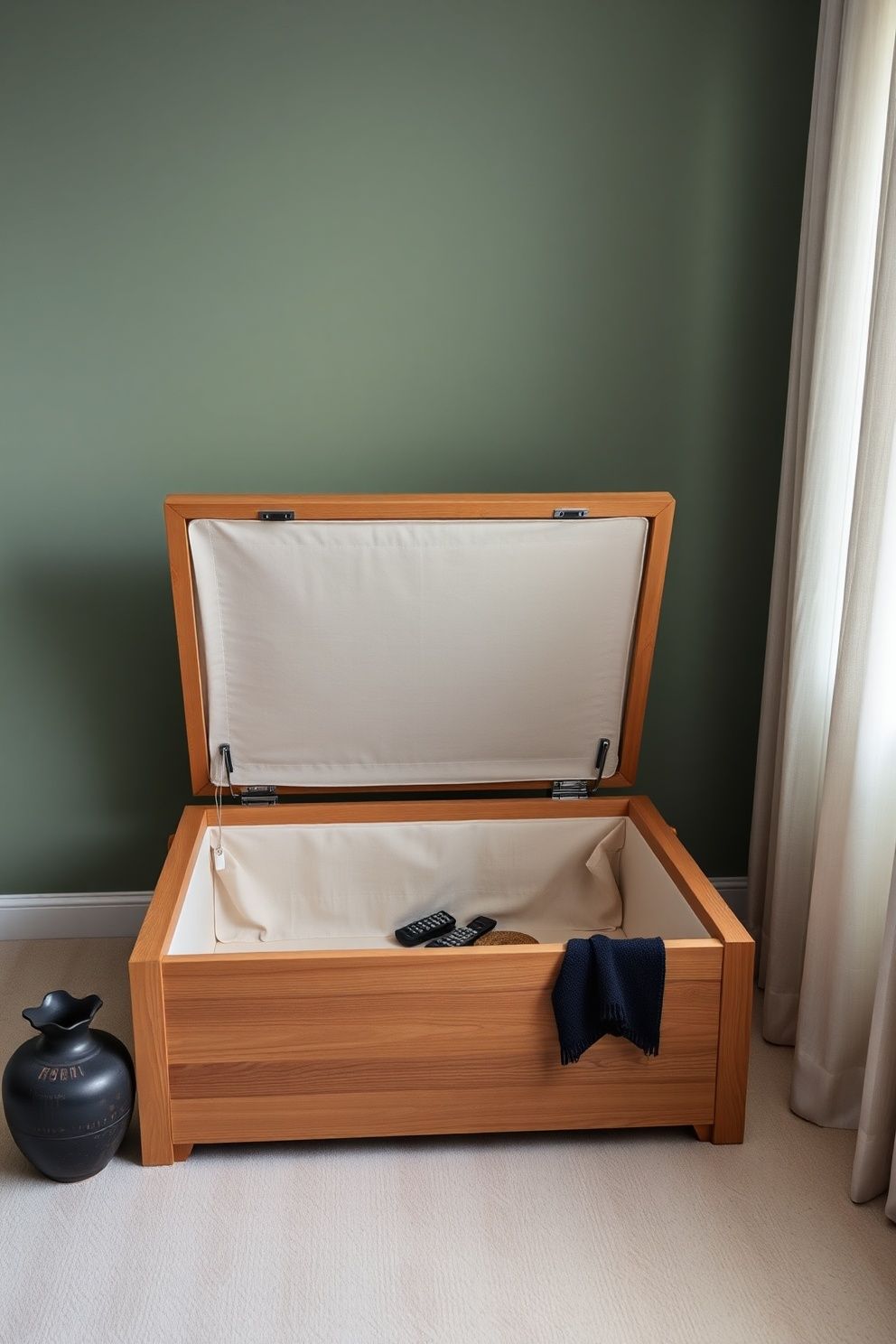 Line the Interior with Undyed Cotton to Muffle Sound and Protect Contents – japandi — living room japandi — living room decor · 12 Clever Japandi Storage Solutions Hiding in Plain Sight