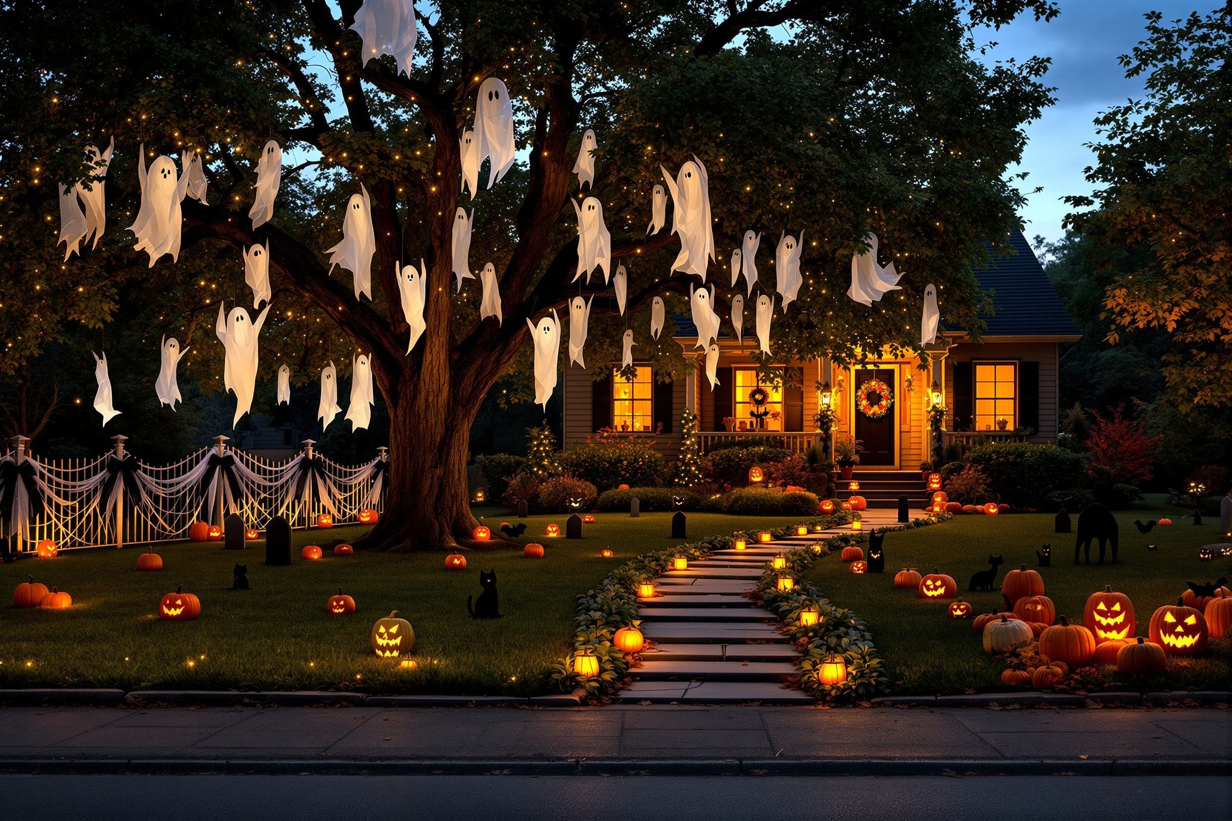 Outdoor Halloween Decorations: 16 Front Yard and Garden Designs That Transform Your Whole Property