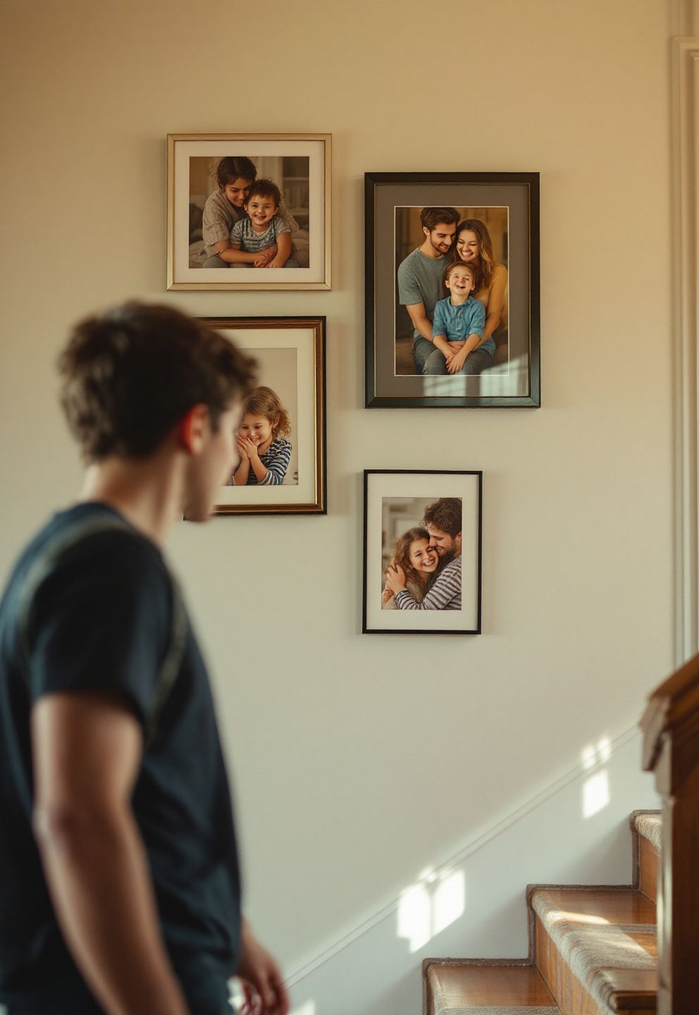 Why Small-to-Medium Frames Belong on the Stair Run — and Large Frames Only at Landings – style guides style guides decor · Staircase & Hallway Gallery Wall Ideas: 12 Small-Space Layouts That Make Narrow Walls Work