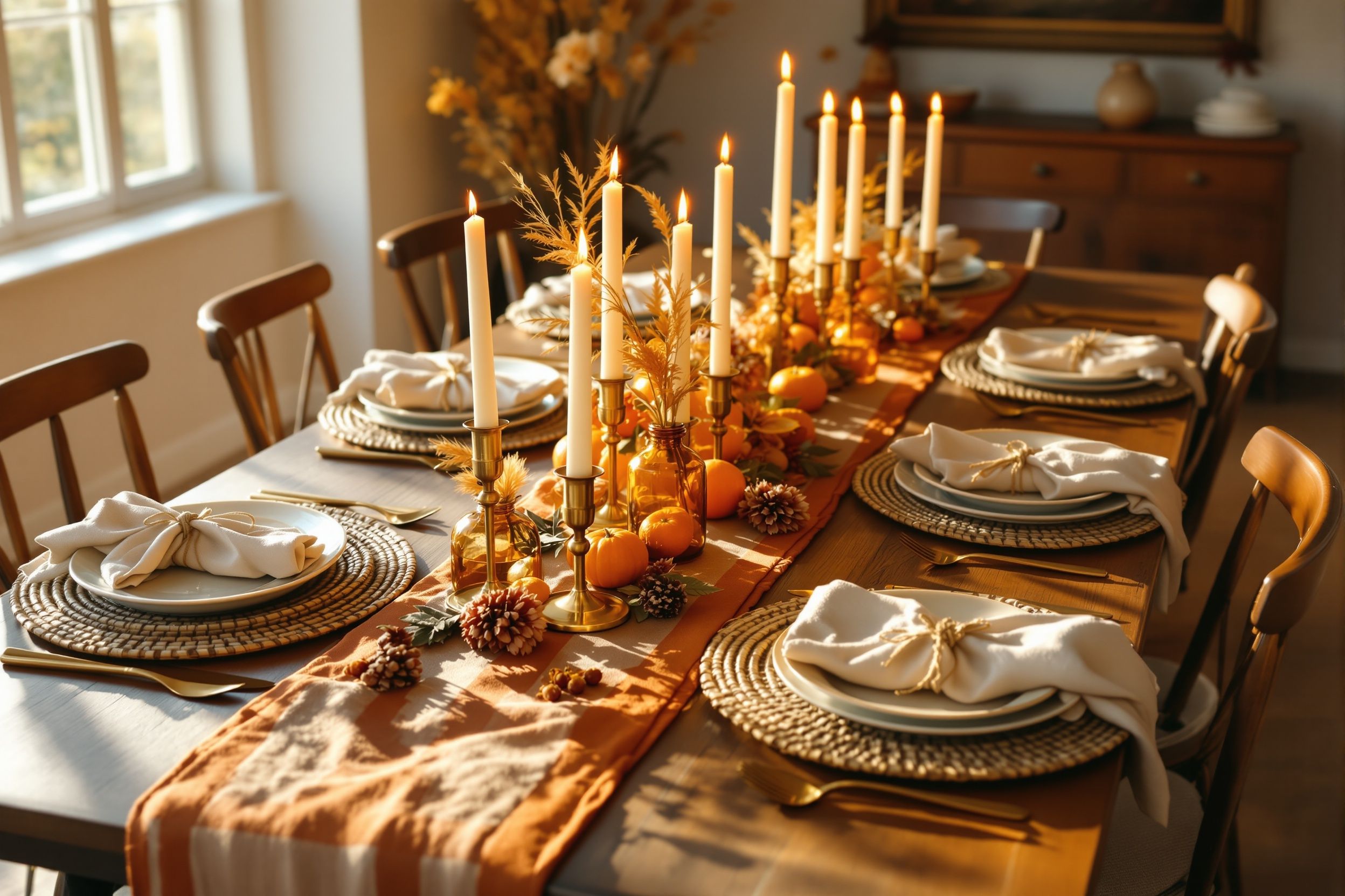 Thanksgiving Tablescape: 16 Stunning Autumn Table Settings for the Big Day