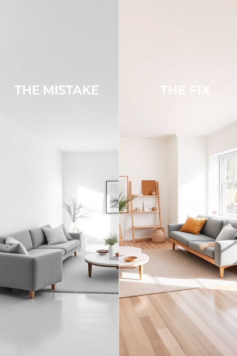 What to Do Instead: Test Paint in Aged Linen, Unpainted Plaster, or Warm Oat — Not Bright White – japandi — living room japandi — living room decor · 7 Japandi Living Room Mistakes to Avoid (and What to Do Instead)