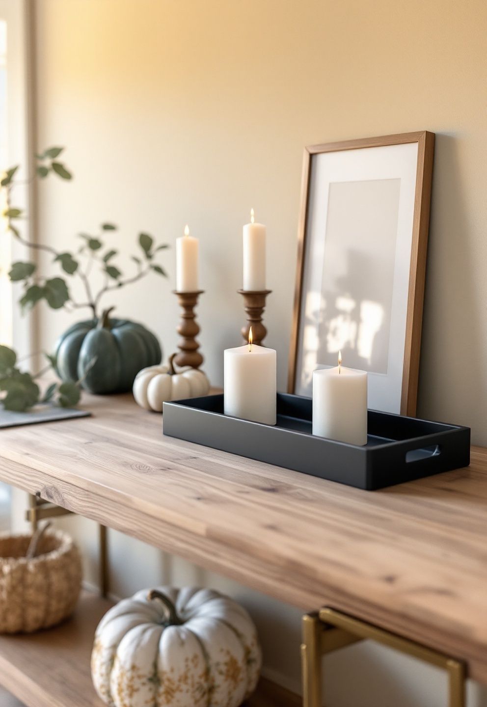 Spooky Console Table Vignette – seasonal — spring + other seasonal — spring + other decor · Halloween Decor Ideas: 20 Spooky Stylish Designs That Elevate Every Room