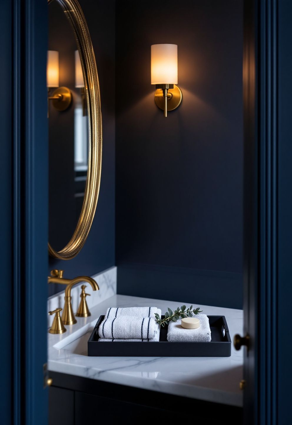 The Amenity Tray Formula: Two Folded Towels, a Warm-Scented Soap Bar, and One Sprig of Dried Eucalyptus – seasonal — fall seasonal — fall decor · Fall Bathroom Decor: 16 Cozy Autumn Touches That Transform the Most Private Room