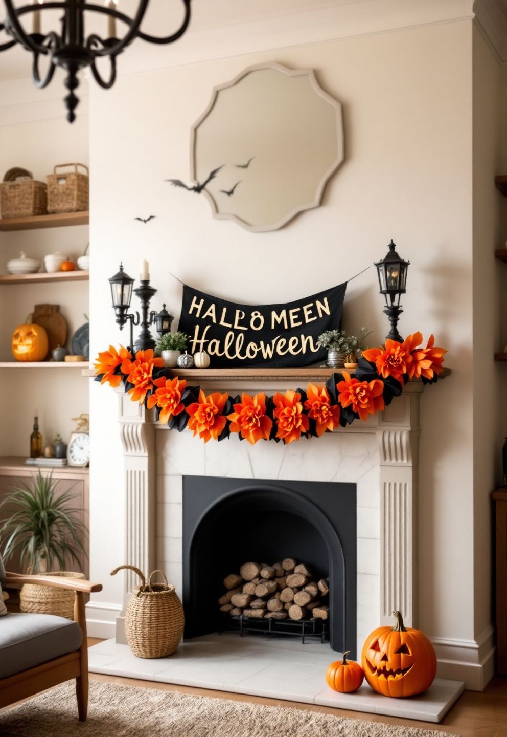 The One-Era-Per-Surface Rule – seasonal — spring + other seasonal — spring + other decor · Vintage Halloween Decor: 14 Hauntingly Beautiful Aged Designs That Feel Chic Not Cheesy