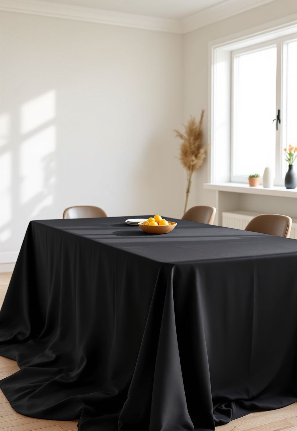 A Solid Black Tablecloth or Table Cover as Your Base – seasonal — spring + other seasonal — spring + other decor · Halloween Table Decor: 13 Spooky Stylish Table Settings for an Unforgettable Night