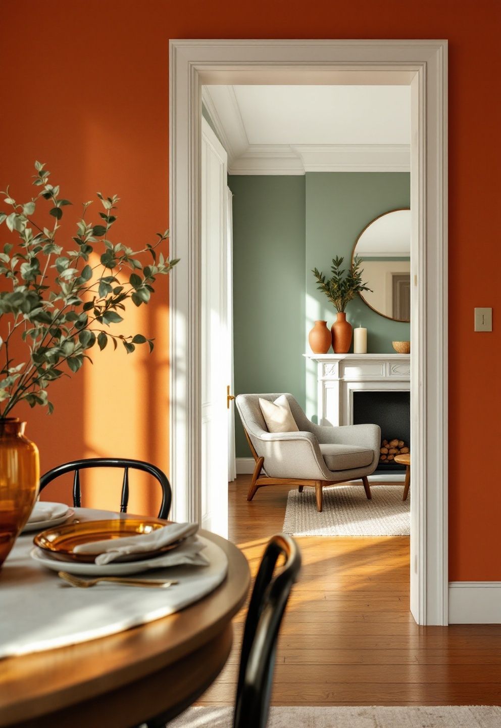 Choosing and Repeating a 3-Tone Thanksgiving Home Decorations Palette From Door to Dessert Table – seasonal — fall seasonal — fall decor · Thanksgiving Home Decor: 18 Warm Beautiful Designs to Celebrate the Season