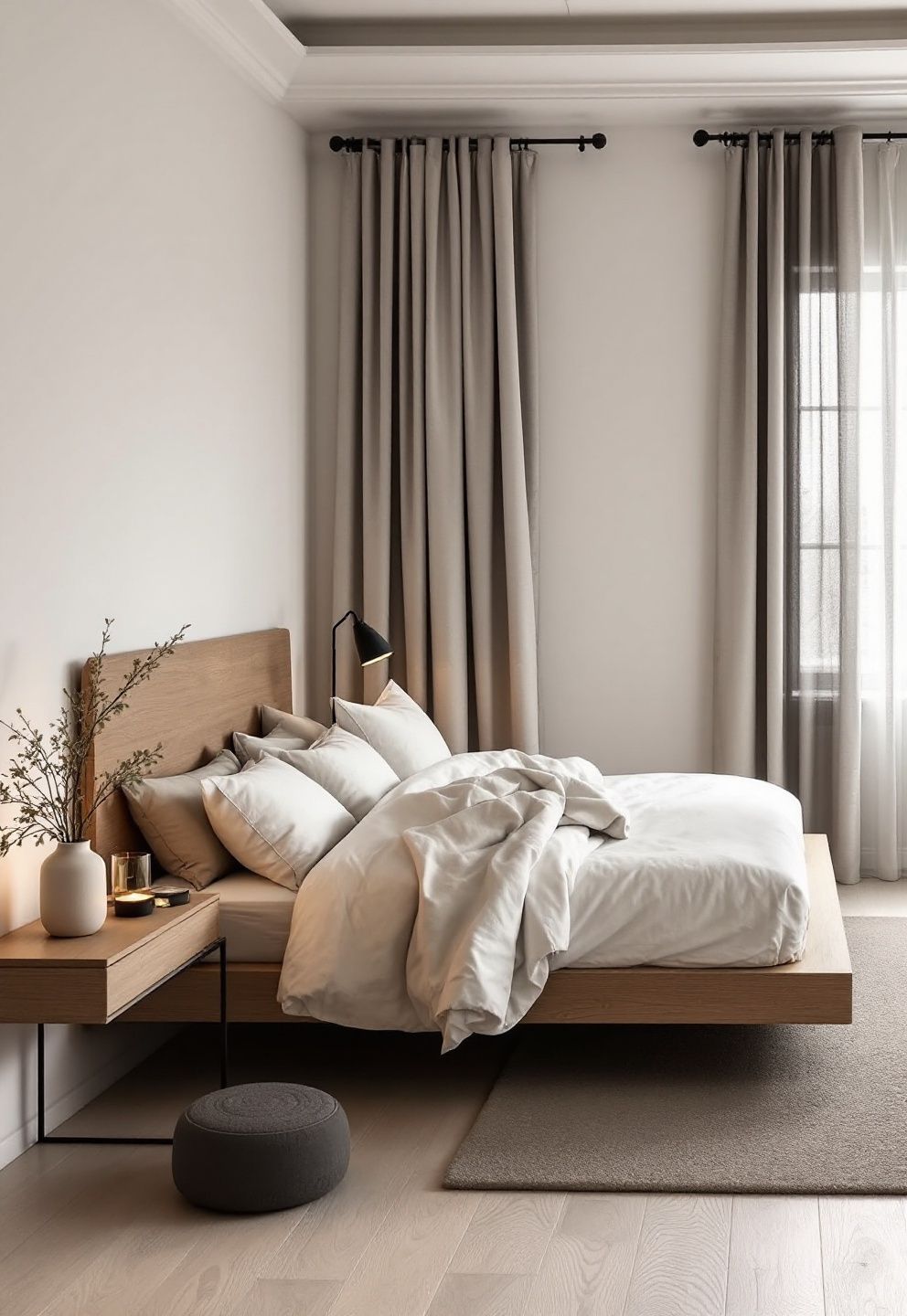 The 30% Visible Floor Rule — The Layout Principle That Changes How Every Room Feels – japandi — bedroom japandi — bedroom decor · The Ultimate Japandi Bedroom Guide: Ideas Decor and Styling Tips