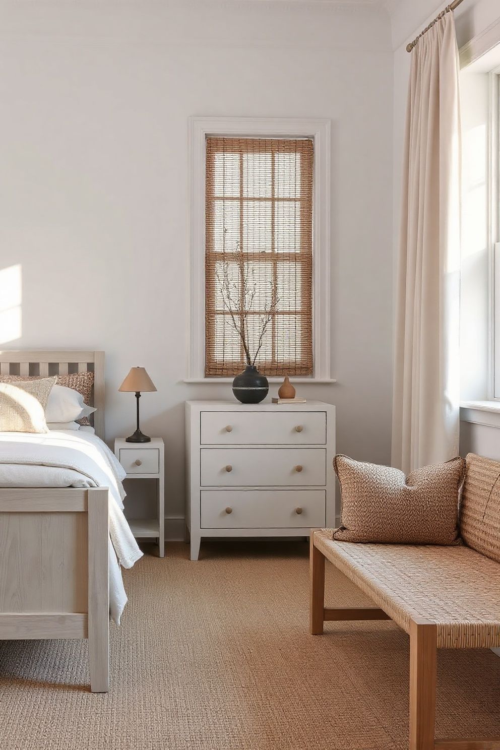 Coastal Bedroom Furniture That Sets the Right Foundation – Japandi coastal —-bedroom decor · Coastal Bedroom Ideas: 20 Stunning Designs for a Beautiful Beach-Inspired Space
