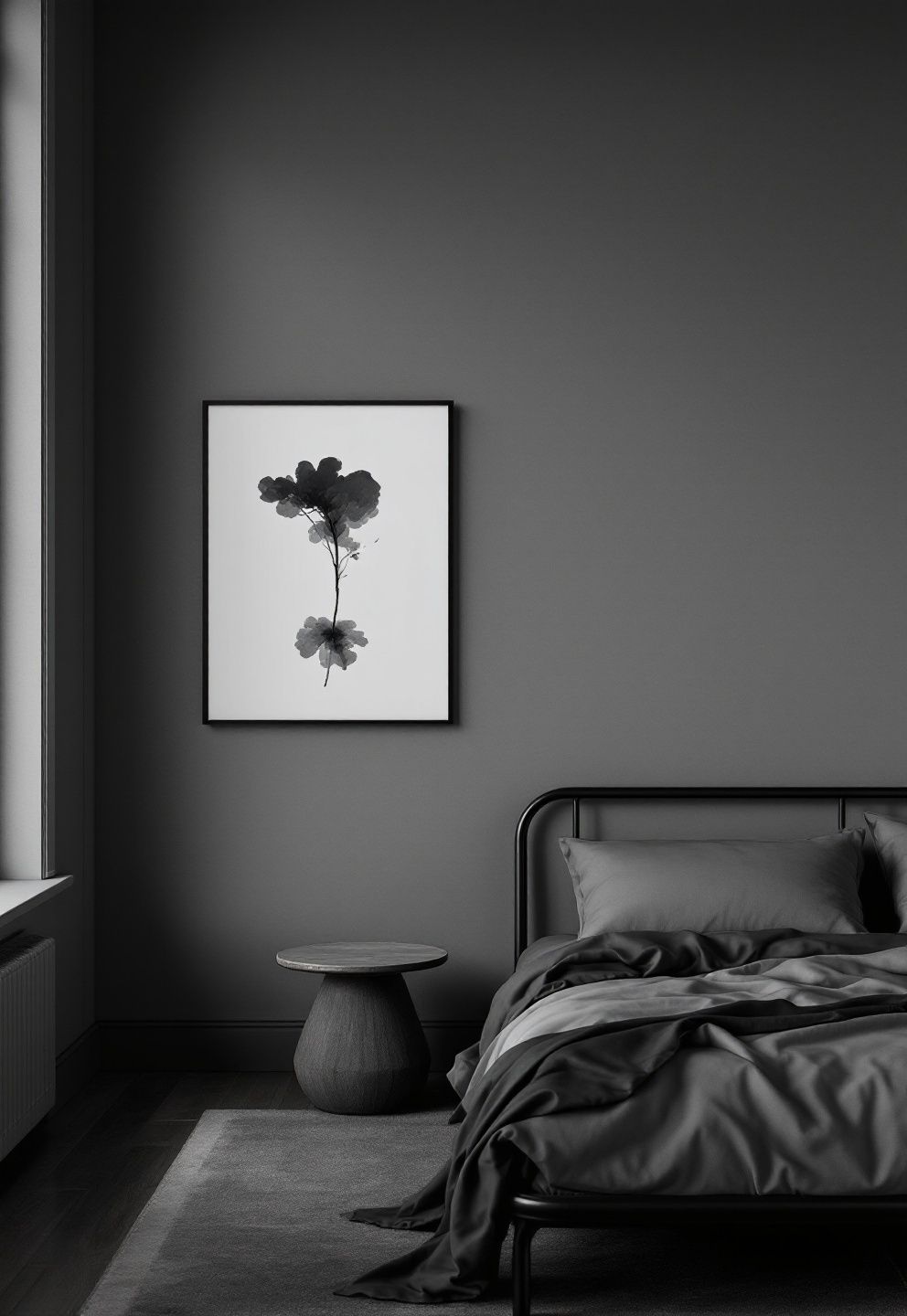 The Off-Centre Gallery Piece: One Work of Art Placed Where the Wall Is Biggest – japandi — bedroom japandi — bedroom decor · 21 Japandi Bedroom Ideas That Will Make You Never Want to Leave