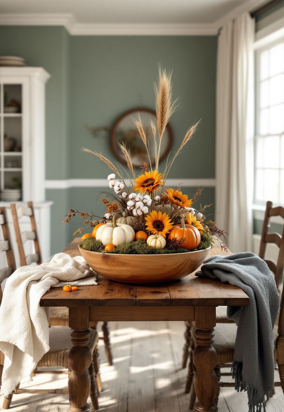 Dough Bowl Arrangement: What to Layer and In What Order – seasonal — fall seasonal — fall decor · Fall Table Centerpiece Ideas: 16 Stunning Autumnal Arrangements for Every Table