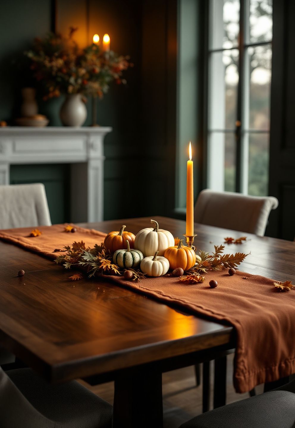 Fall Decor Dining Table Centerpiece: Three Layers – seasonal — fall seasonal — fall decor · Fall Home Decor Ideas: 18 Beautiful Autumn Transformations for Every Room