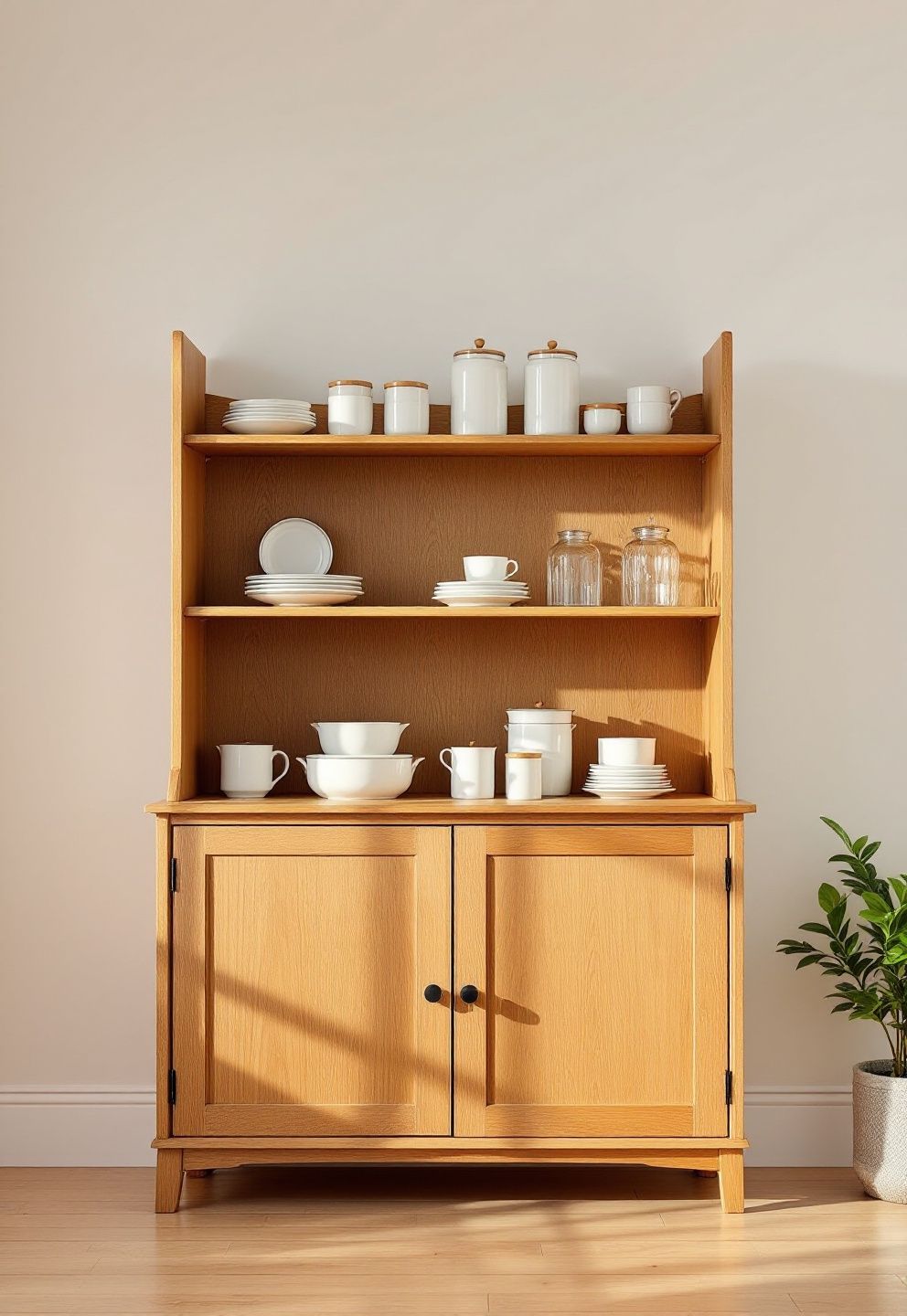 Japandi Kitchen Storage: How to Set Up a Pantry, Hutch or Cabinet System – japandi — kitchen japandi — kitchen decor · The Ultimate Japandi Kitchen Guide: Design Decor and Organization