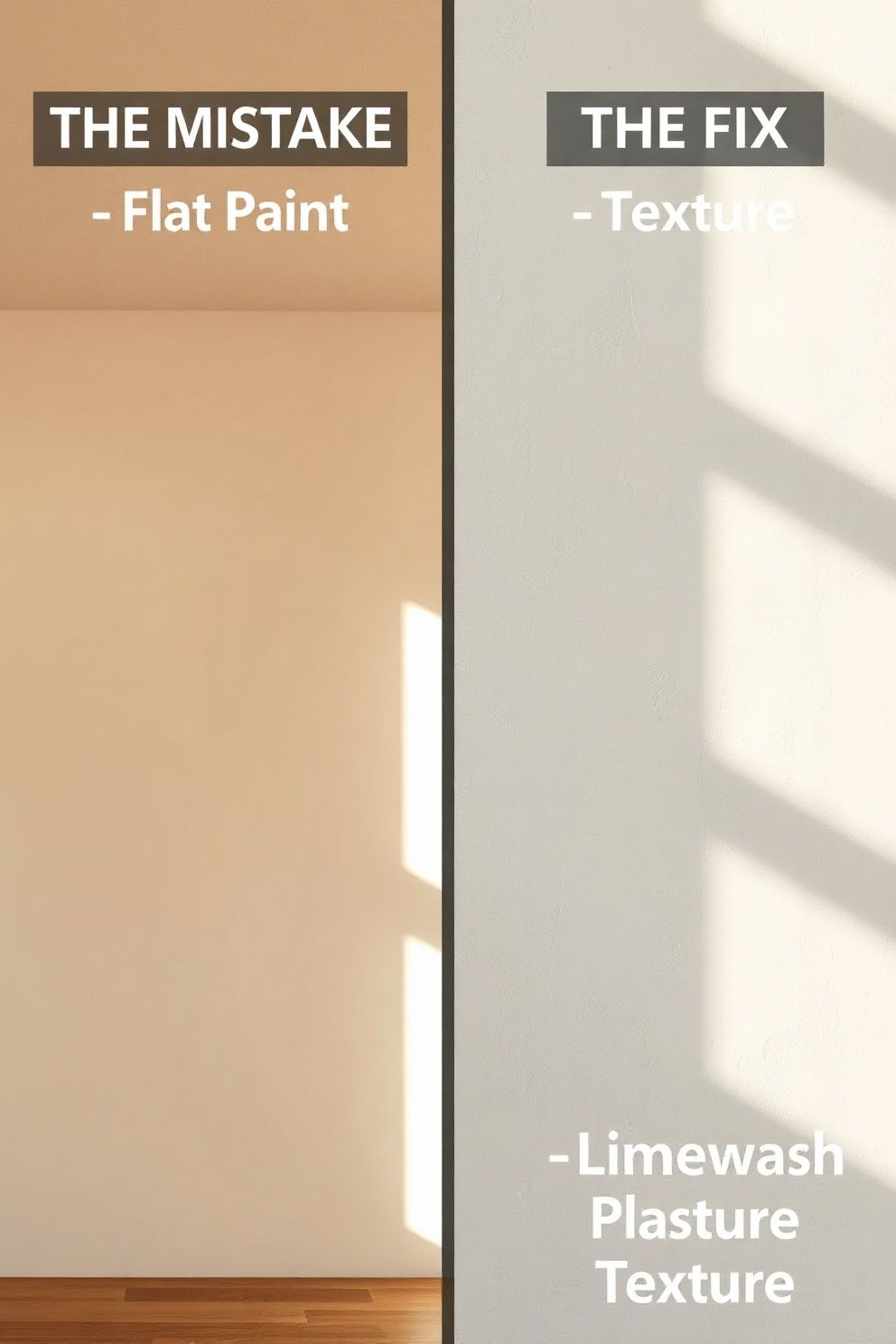 What to Do Instead: Apply a Limewash or Tadelakt-Style Plaster Finish, or Hang a Hand-Loomed Wool Panel on the Largest Wall – japandi — living room japandi — living room decor · 7 Japandi Living Room Mistakes to Avoid (and What to Do Instead)