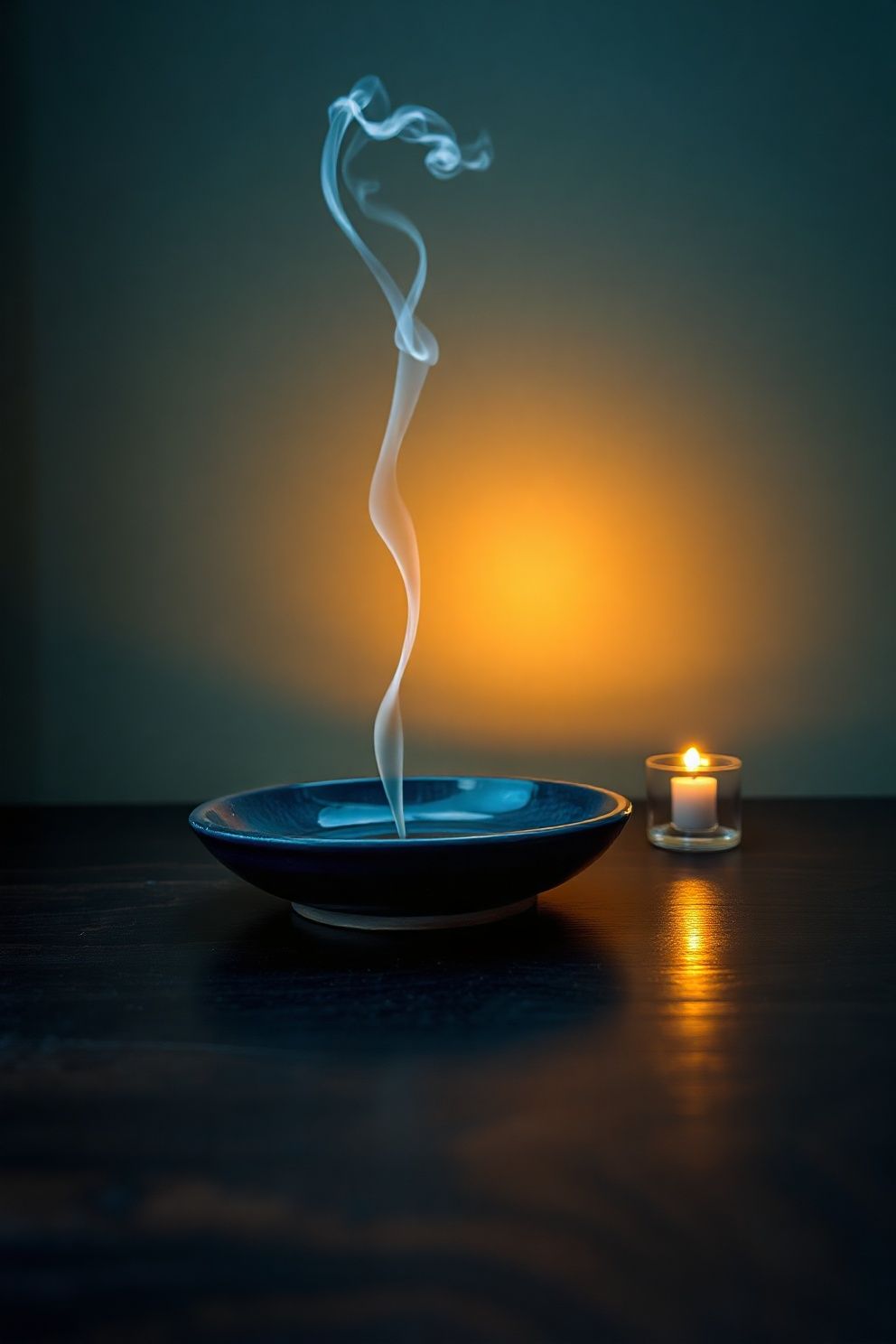 A Stoneware Incense Holder for an Evening Ritual – Japandi bedroom decor · 17 Japandi Bedroom Decor Ideas for a Sleep Sanctuary You Deserve