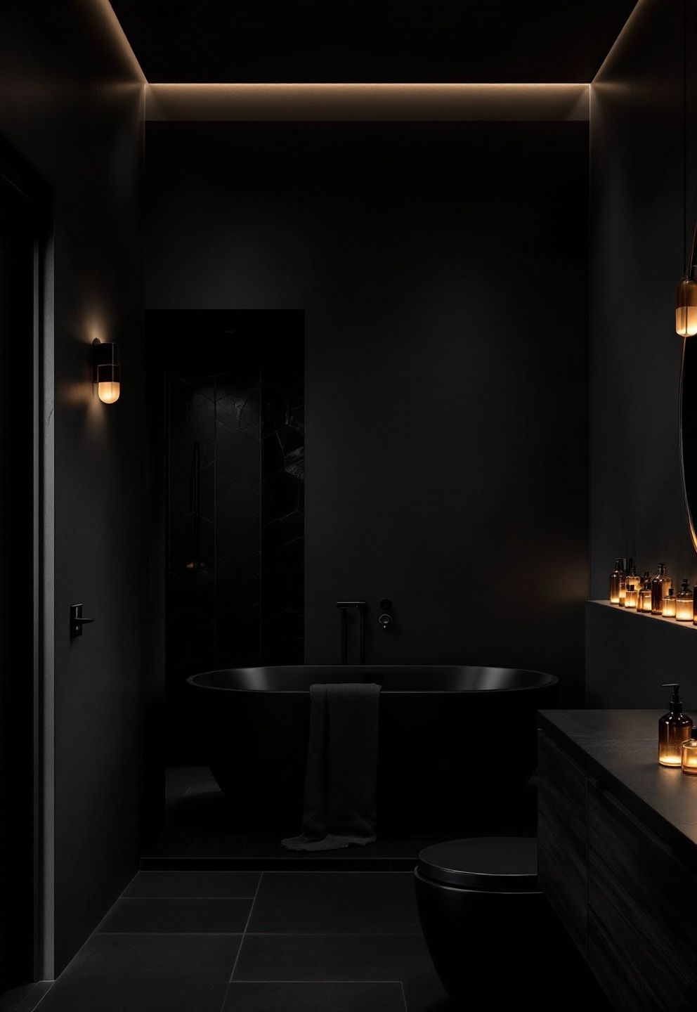 Whimsigoth Bathroom Meets Japandi: Moody Without the Clutter – japandi — bathroom japandi — bathroom decor · The Ultimate Japandi Bathroom Guide: Spa Ideas Decor and Styling