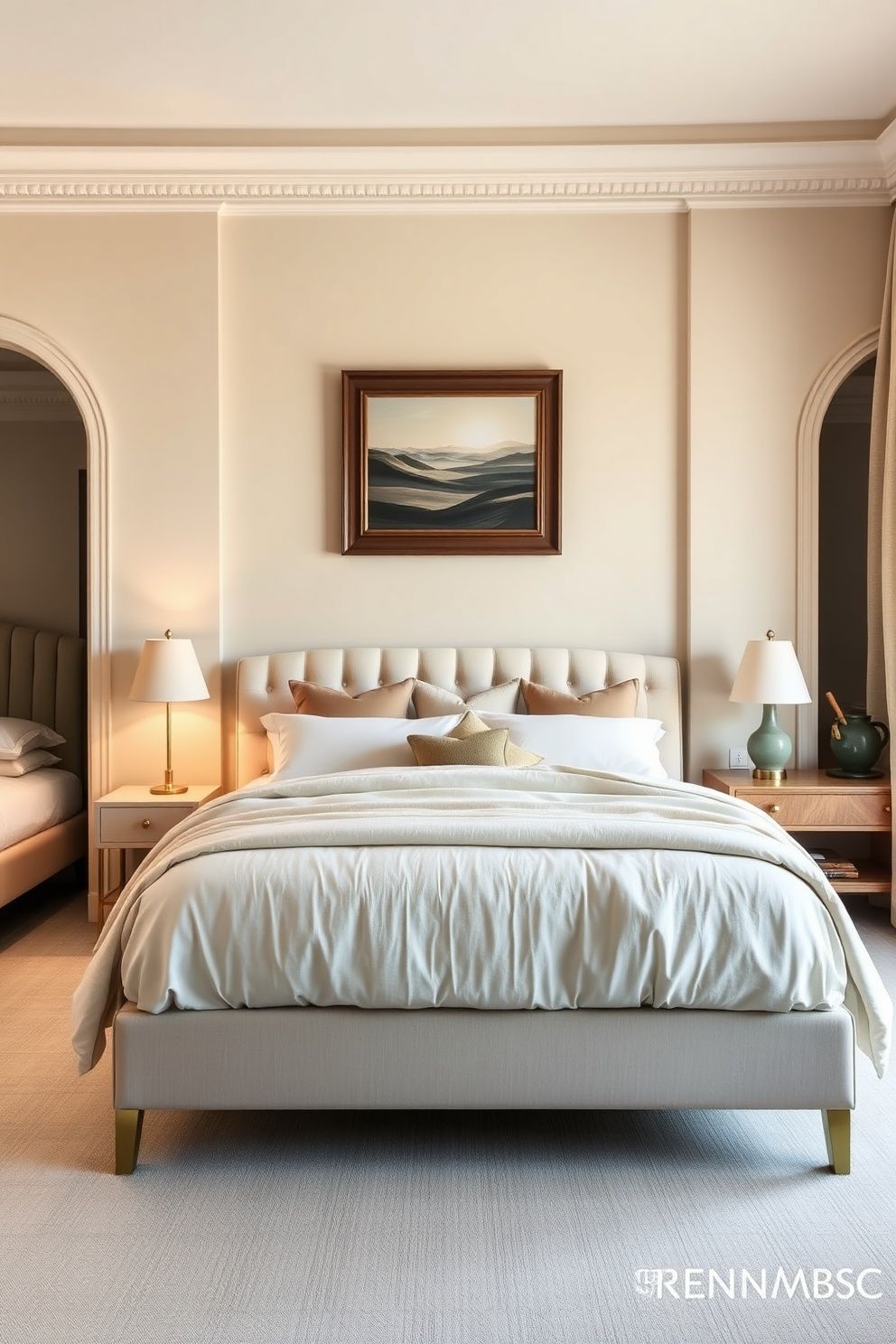 Coastal Chic Bedroom Beds: Upholstered Frames in High-Thread Linen and Velvet – coastal — bedroom coastal — bedroom decor · Coastal Chic Bedroom: 14 Elegant Designs for a Luxury Beach House Feeling