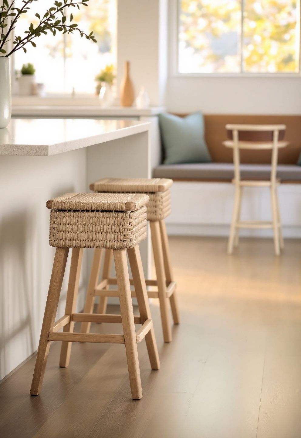Japandi Kitchen Seating: Bar Stools, Chairs, Benches & Tables – Japandi japandi · The Ultimate Japandi Kitchen Guide: Design Decor and Organization
