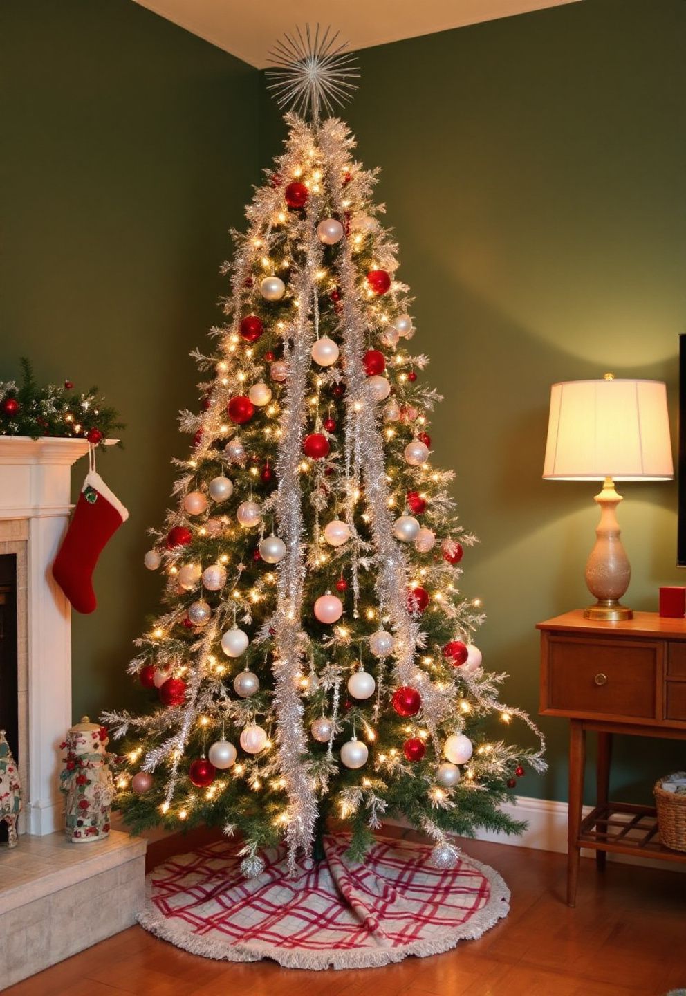 Vintage Christmas Tree: Mercury Glass and Tinsel, One Era Only – seasonal — christmas + winter seasonal — christmas + winter decor · Indoor Christmas Decorations: 18 Elegant Ideas for a Beautiful Festive Home