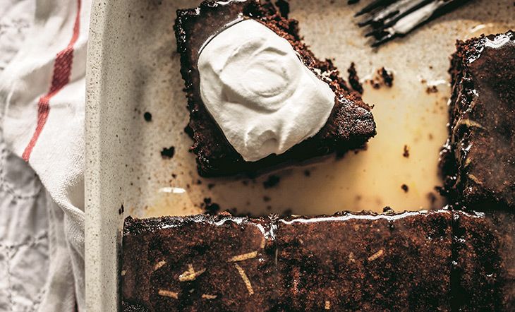 Gingerbread With Lemon Sauce | James Beard Foundation