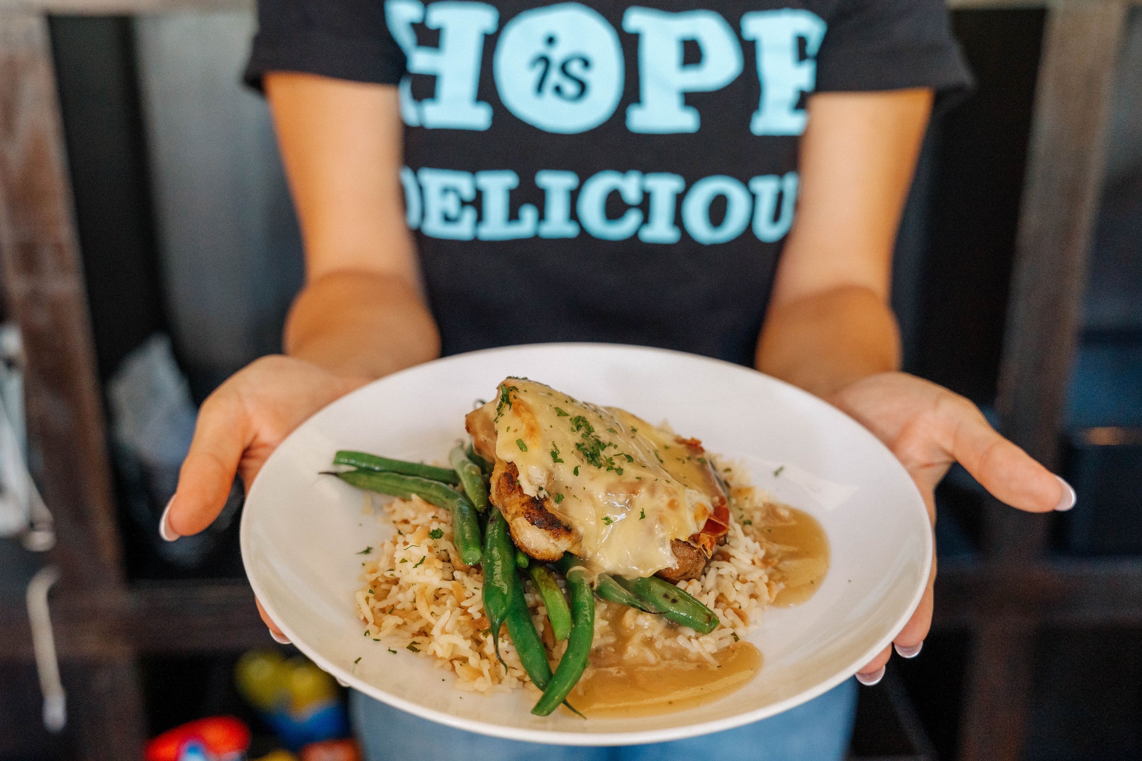 JBJ Soul Kitchen offers a three-course menu that changes every two weeks.