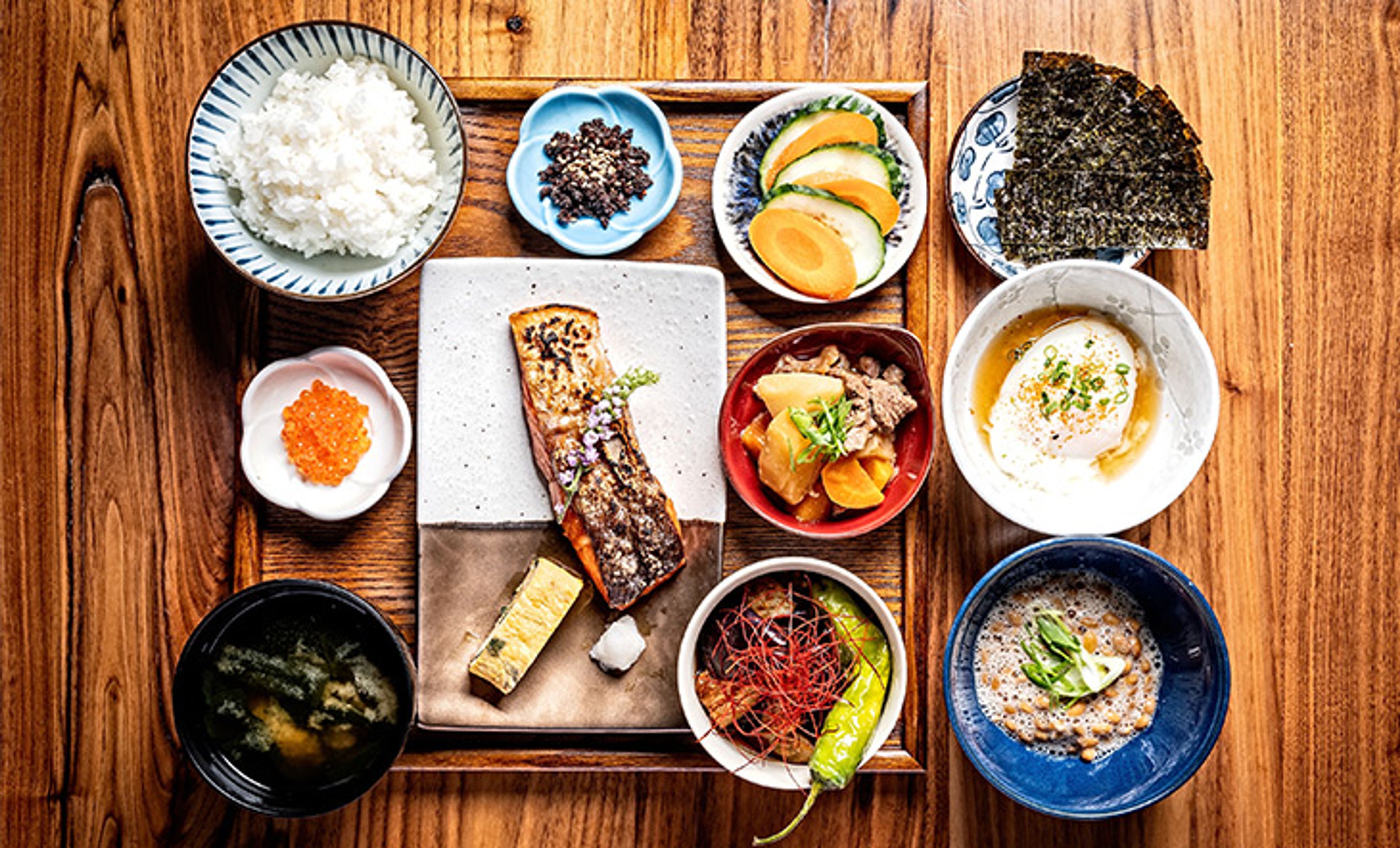 Morishita’s Japanese breakfast (photo: Scott Suchman)