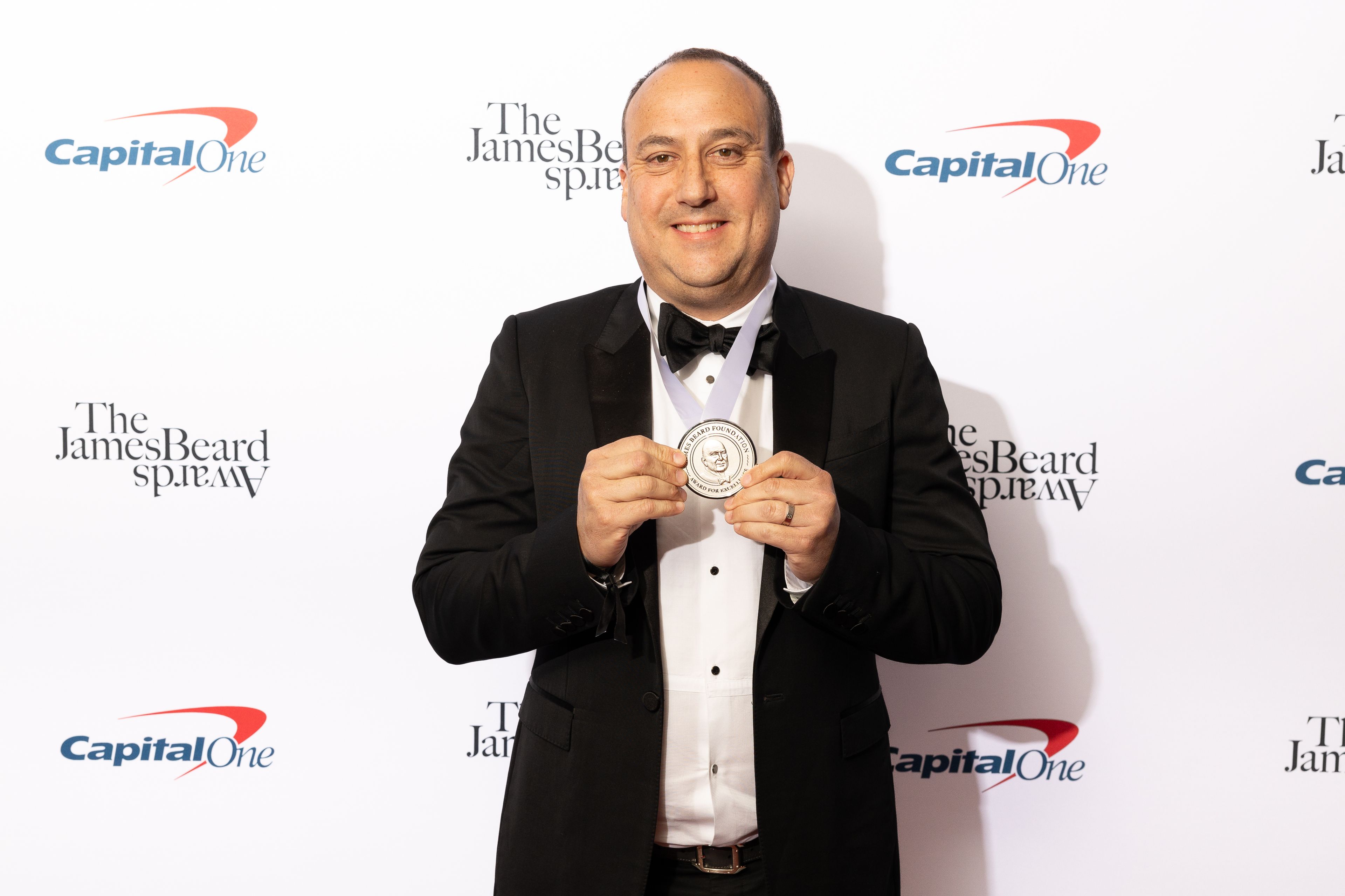 Smith backstage at the 2024 James Beard Awards® (photo: Huge Galdones/JBF)