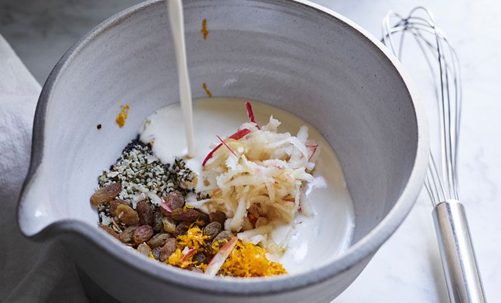 Apple-Citrus Chia Bircher Bowl | James Beard Foundation