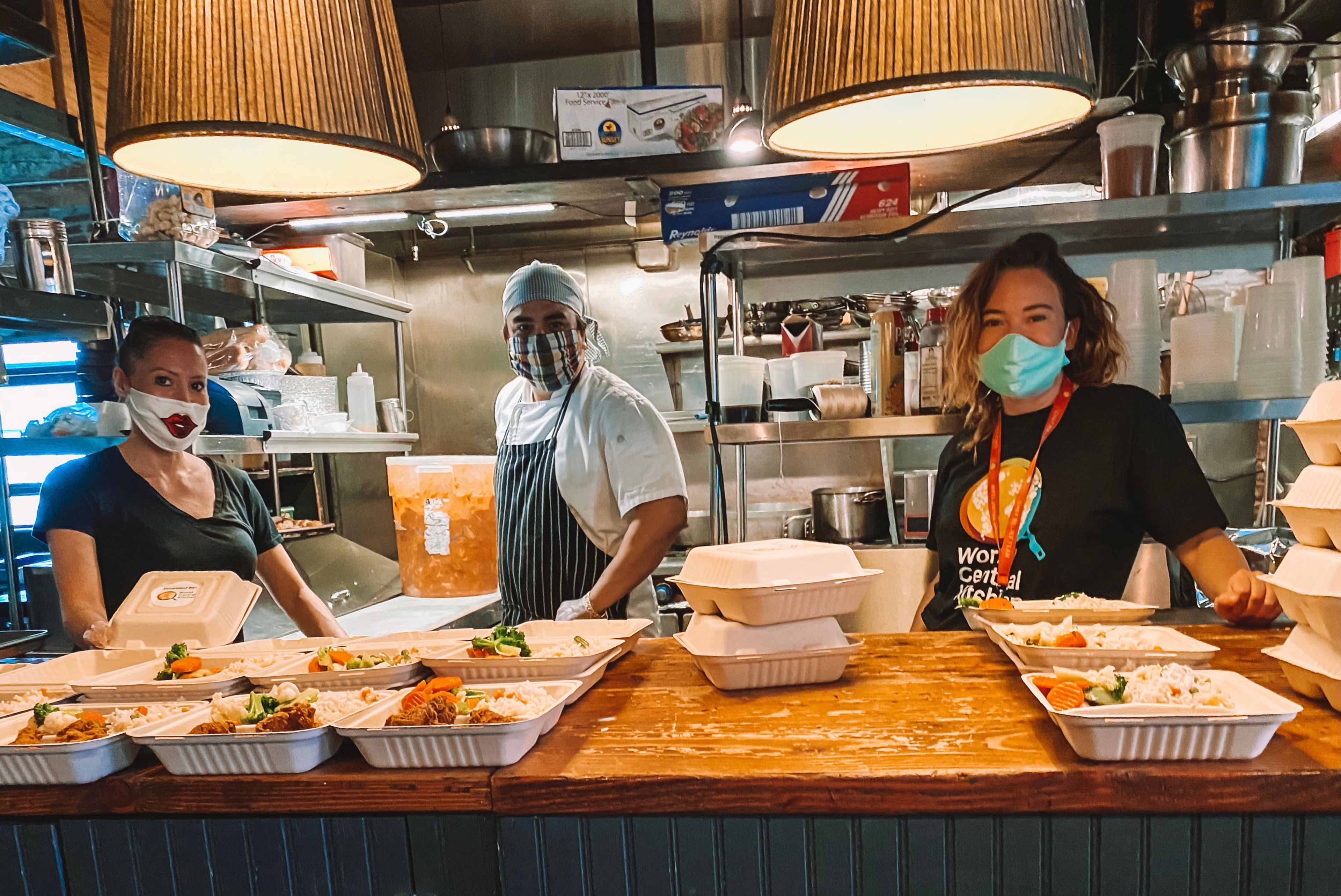 Ramirez participated in World Central Kitchen's COVID-19 pandemic relief programs. (Photo courtesy of Grace Ramirez)