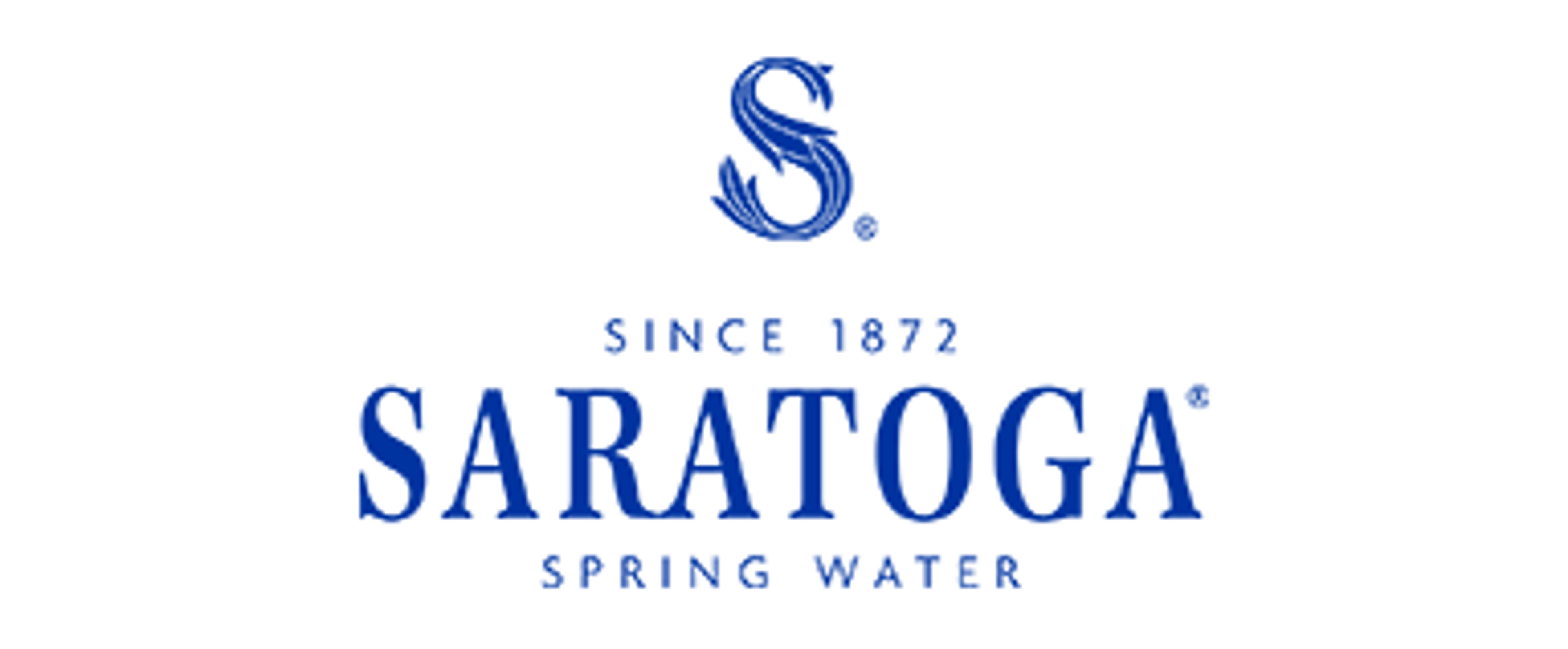 Since 1872 Saratoga(R) Spring Water