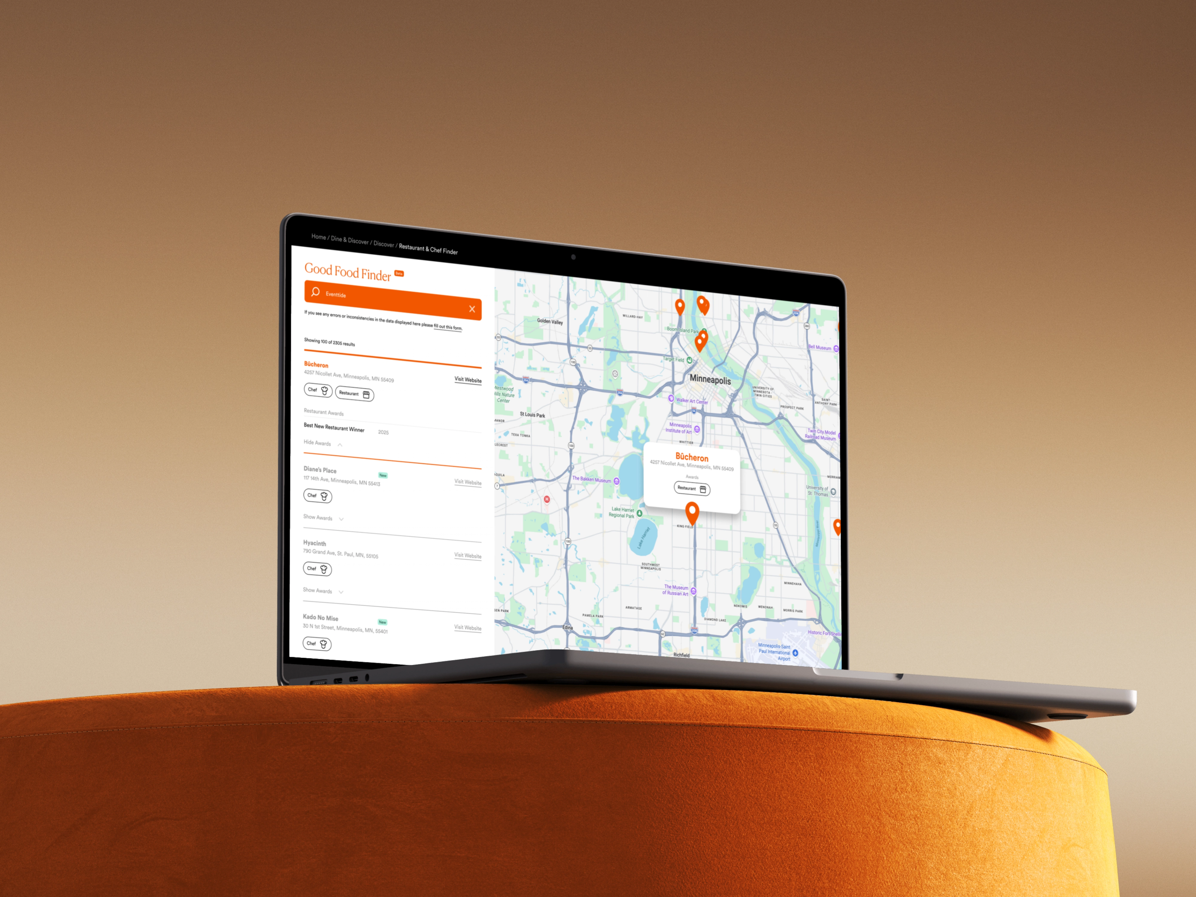 Introducing the Good Food Finder