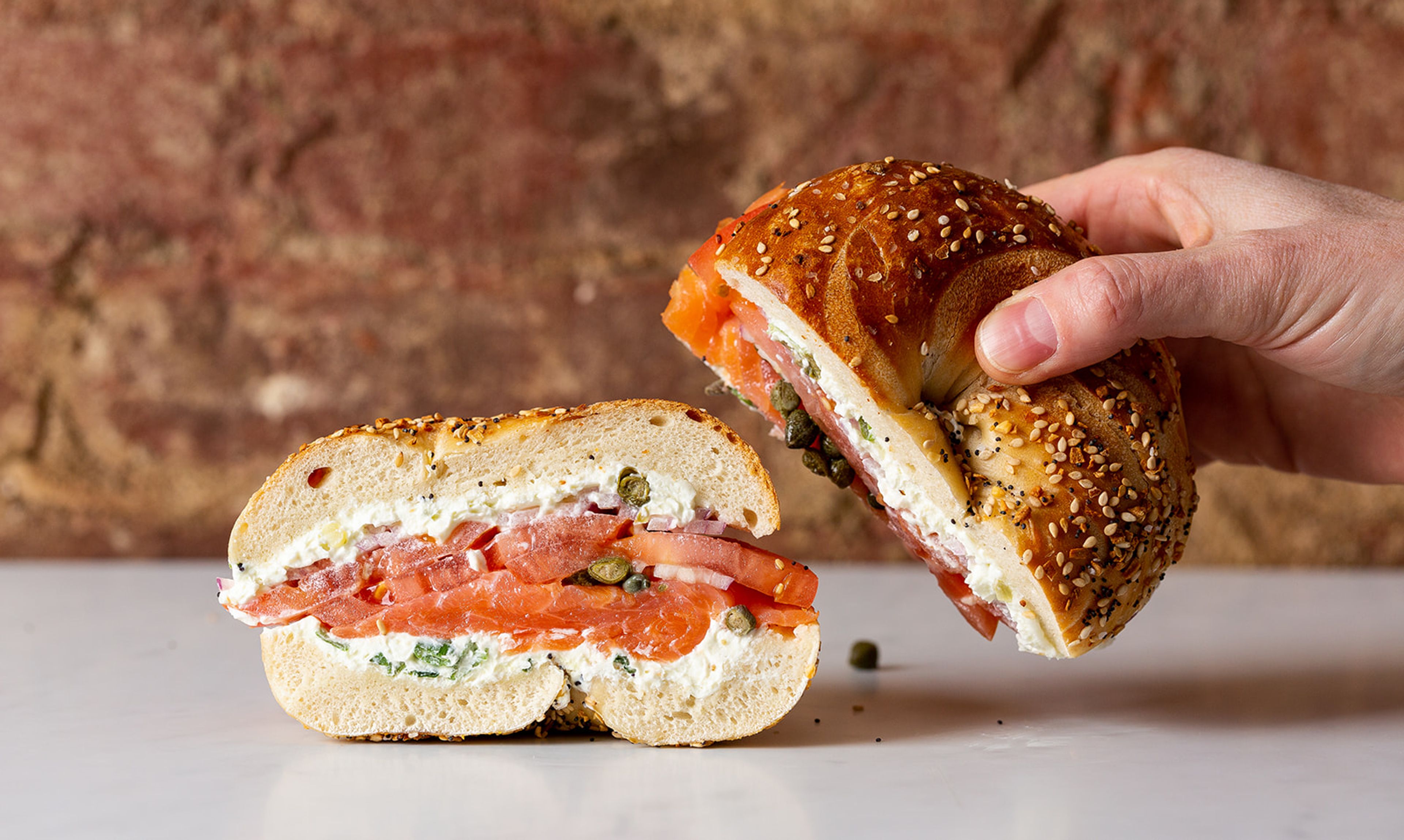 Chef Mary Attea's perfect order from Tompkins Square Bagels. (Photo: Nitzan Keynan)