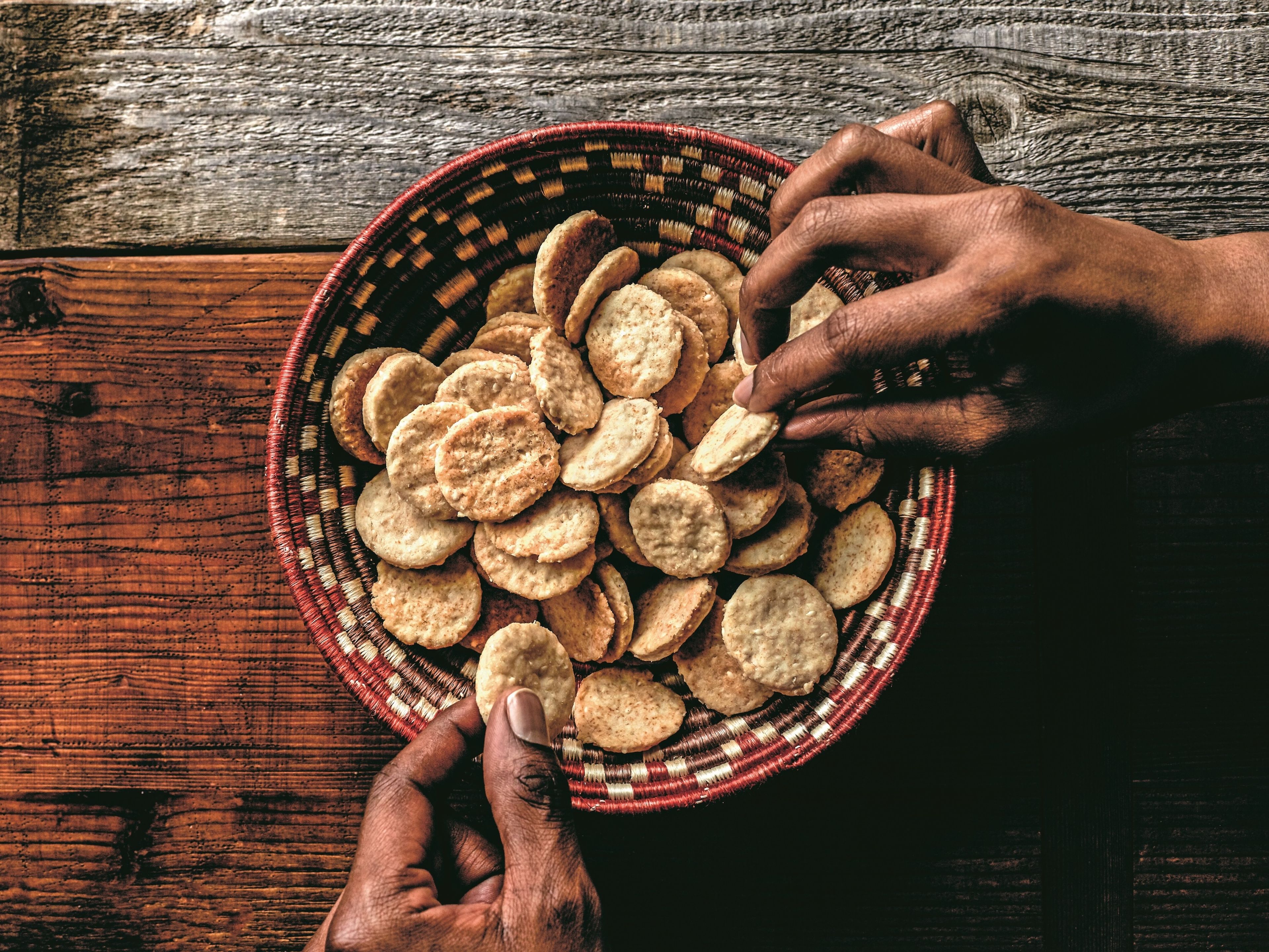Benne Wafers from Tipton-Martin's cookbook Jubilee. (Photo: Jerrelle Guy)