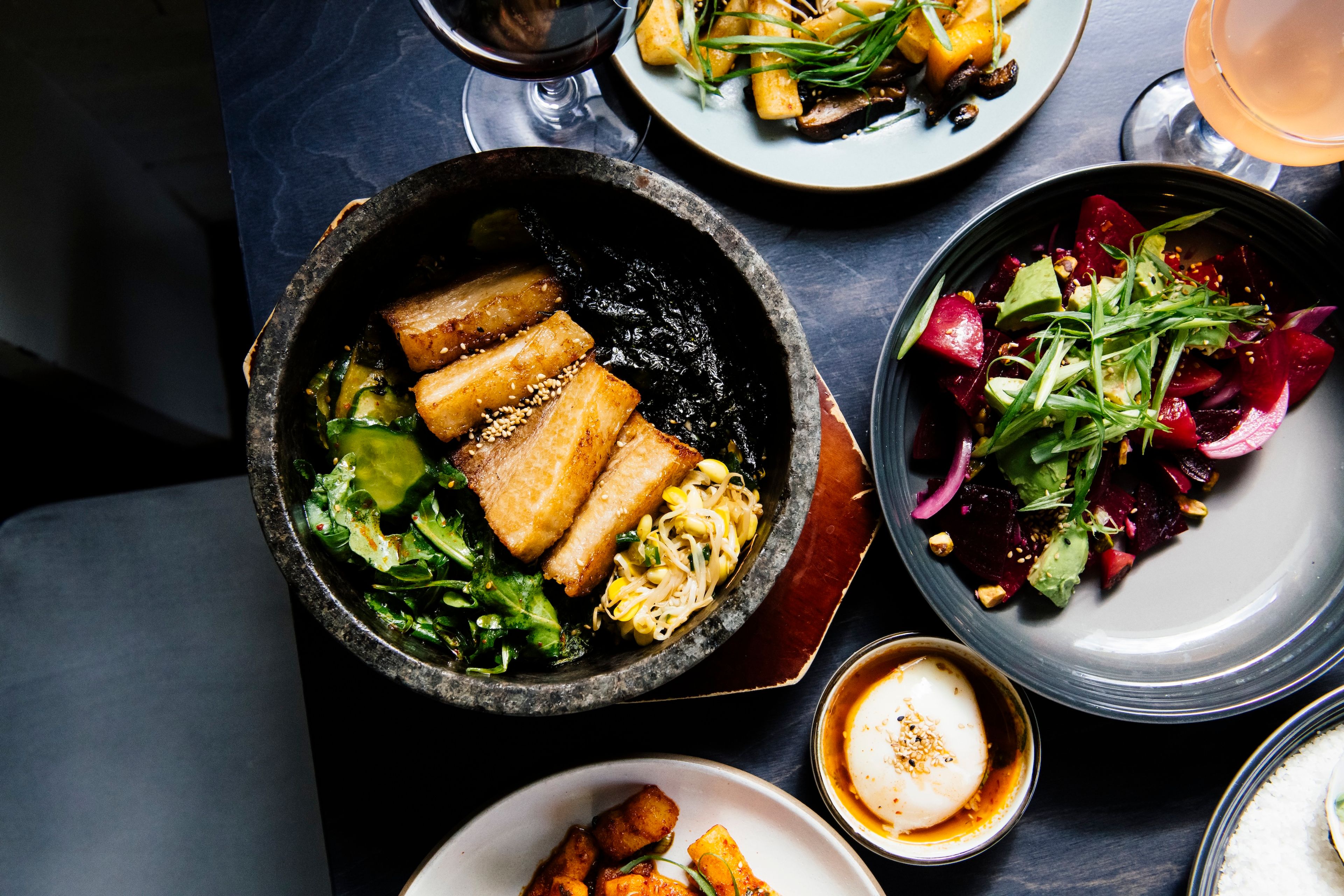 Dishes at Miss Kim. (Photo: Emily Berger)