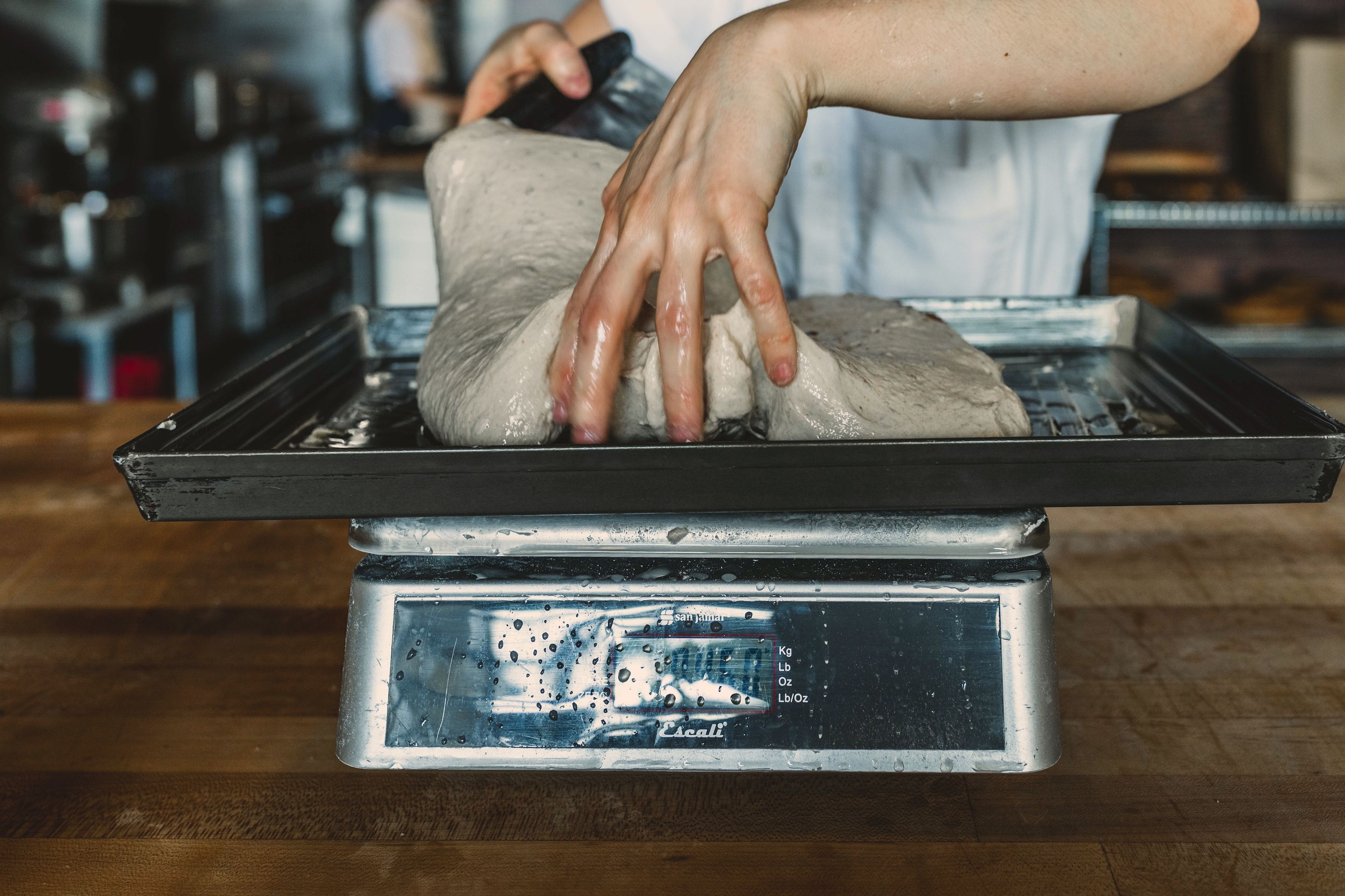 Dough production at Cafe Olli. (Photo: Cassandra Petersen)