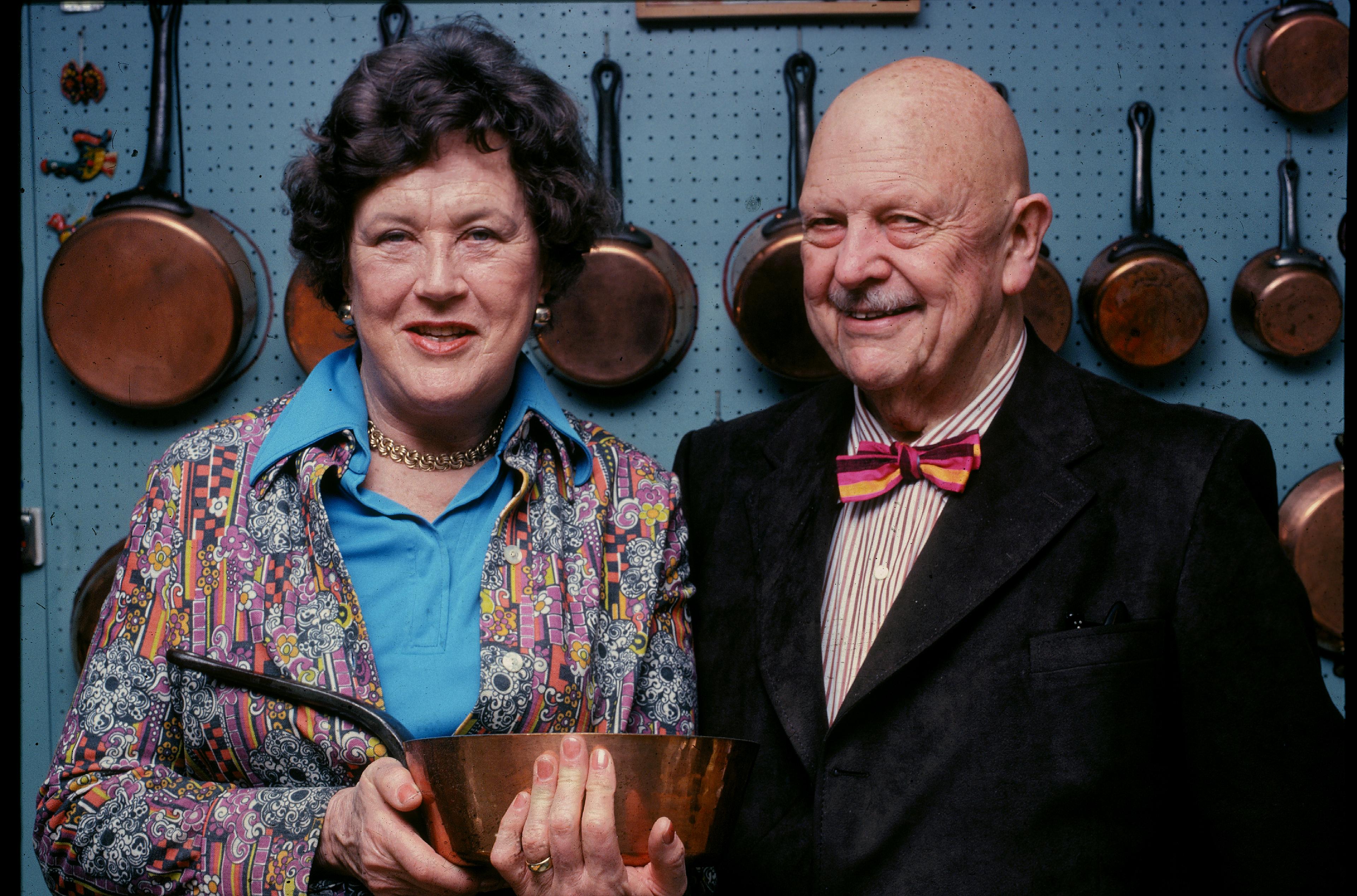 Julia Child and James Beard 