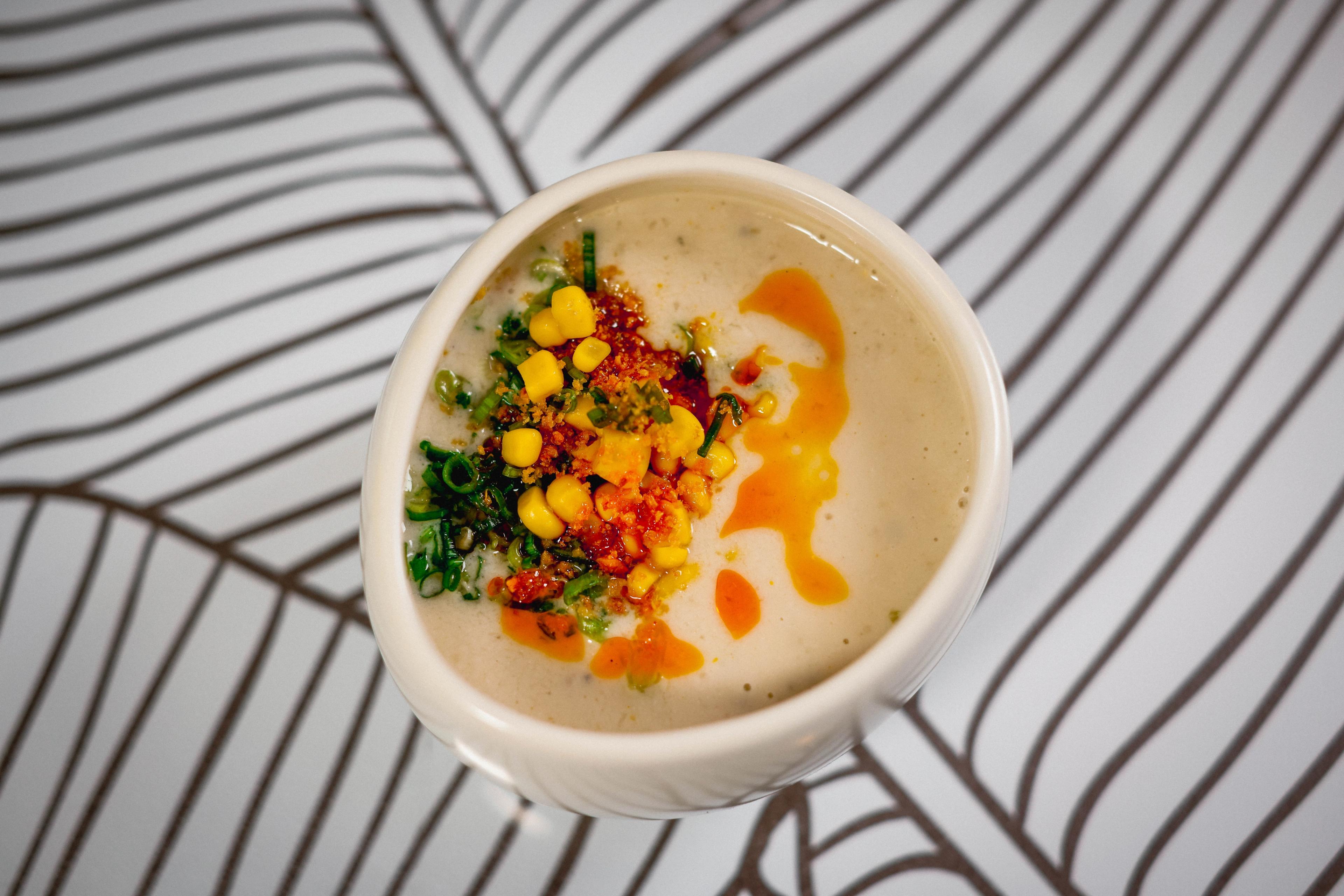 The simple yet flavor-packed corn soup is one of familyfriend's must-order dishes.
