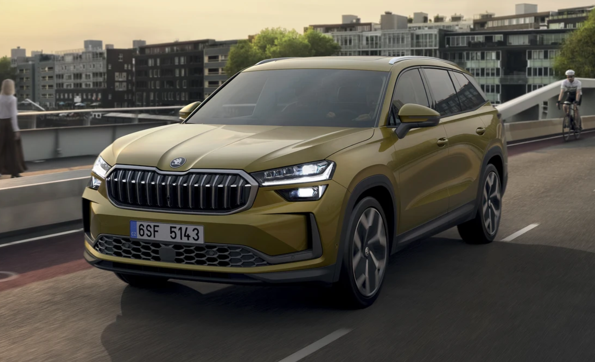 Skoda Kodiaq Grand Entry at Bharat Mobility Show 2025