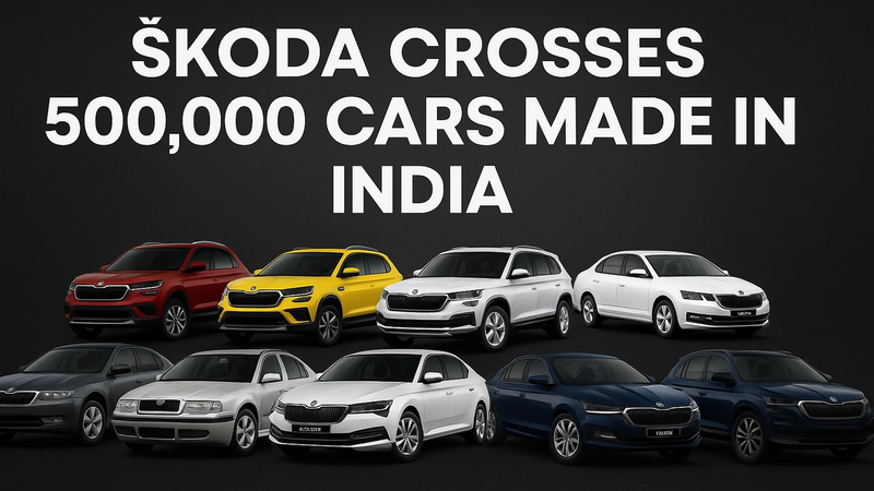Škoda Hits 500,000 Production Milestone in India, but the Numbers Reveal a Bigger Play