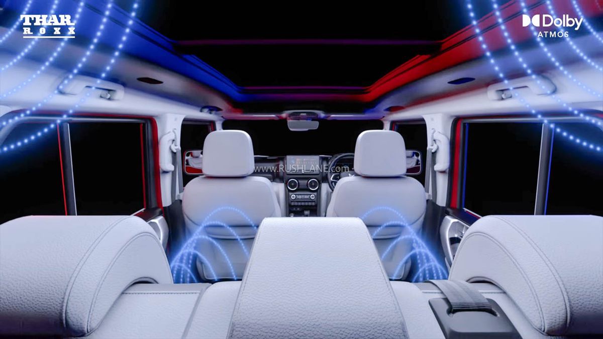 Mahindra Thar Roxx Becomes The World’s First SUV To Feature A 4-Channel Dolby Atmos Audio System. - Car News Road Test & Performance Review