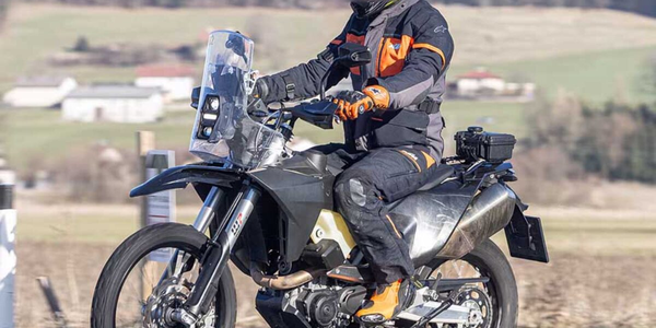 New KTM 690 Rally spied testing in Europe