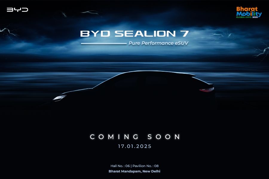 BYD Sealion 7 to be Unveiled at the Bharat Mobility Global Expo 2025 - Car News Road Test & Performance Review