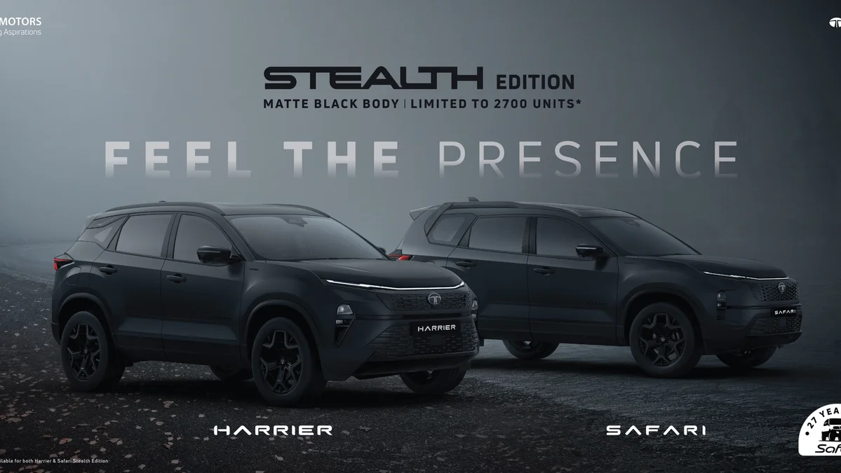 The Timeless Tata Safari turns 27 : Tata Motors celebrates by launching an exclusive STEALTH edition