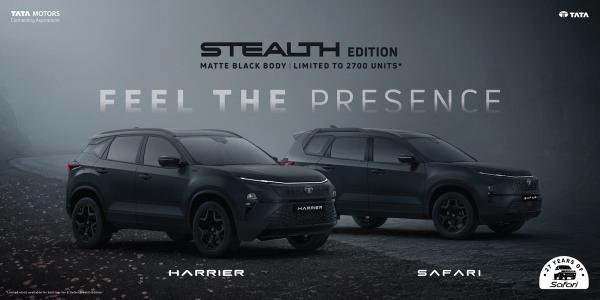 The Timeless Tata Safari turns 27 : Tata Motors celebrates by launching an exclusive STEALTH edition