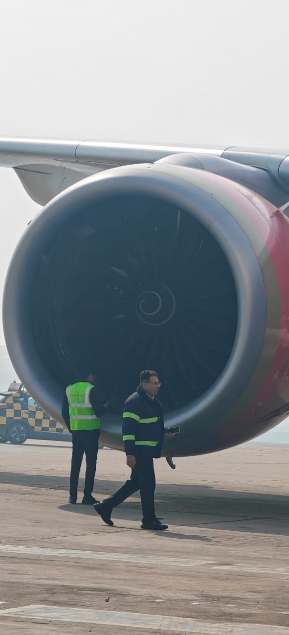 Air India A350 Suffers Engine Damage After Baggage Container Incident in Fog - Aviation