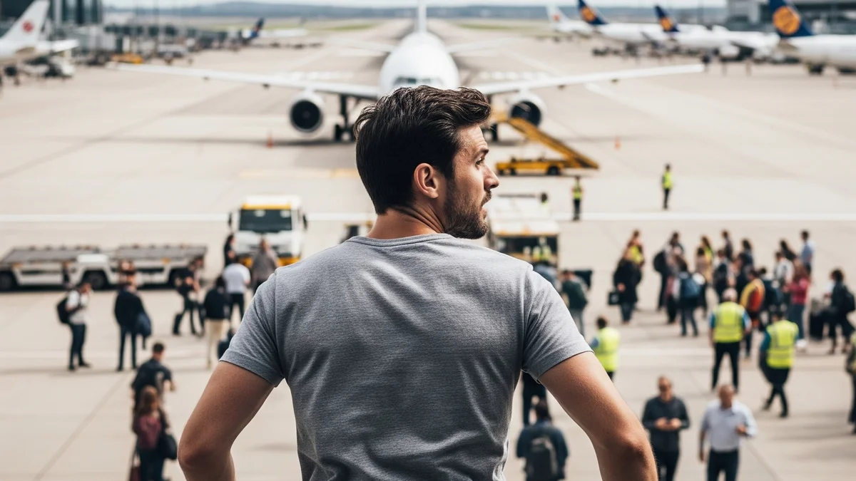 Runway Madness at Mumbai Airport: Man Dashes Across Apron to Board Missed Flight