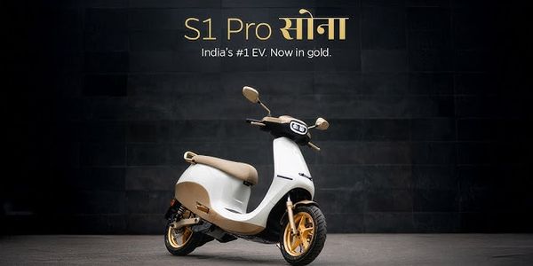 24K Gold On A Scooter!! Ola Reveals S1 Pro Sona Edition
